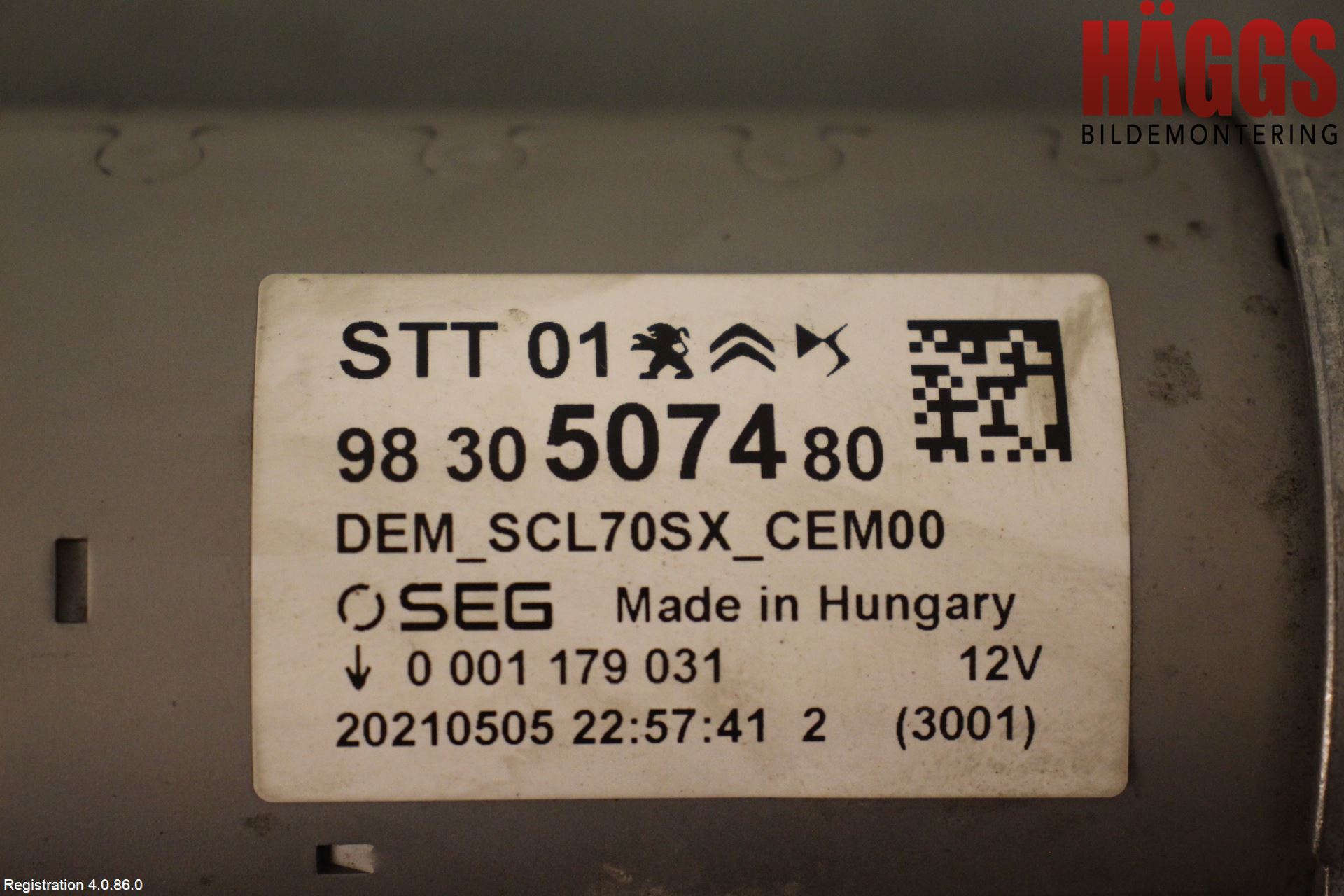 Peugeot 2008/E-2008 20- Startmotor