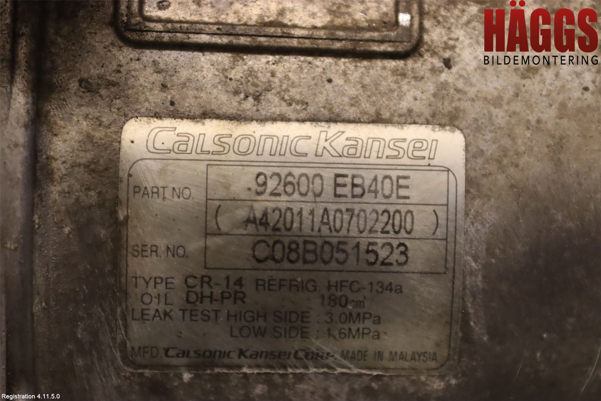 Nissan NAVARA 05-16 Ac Kompressor