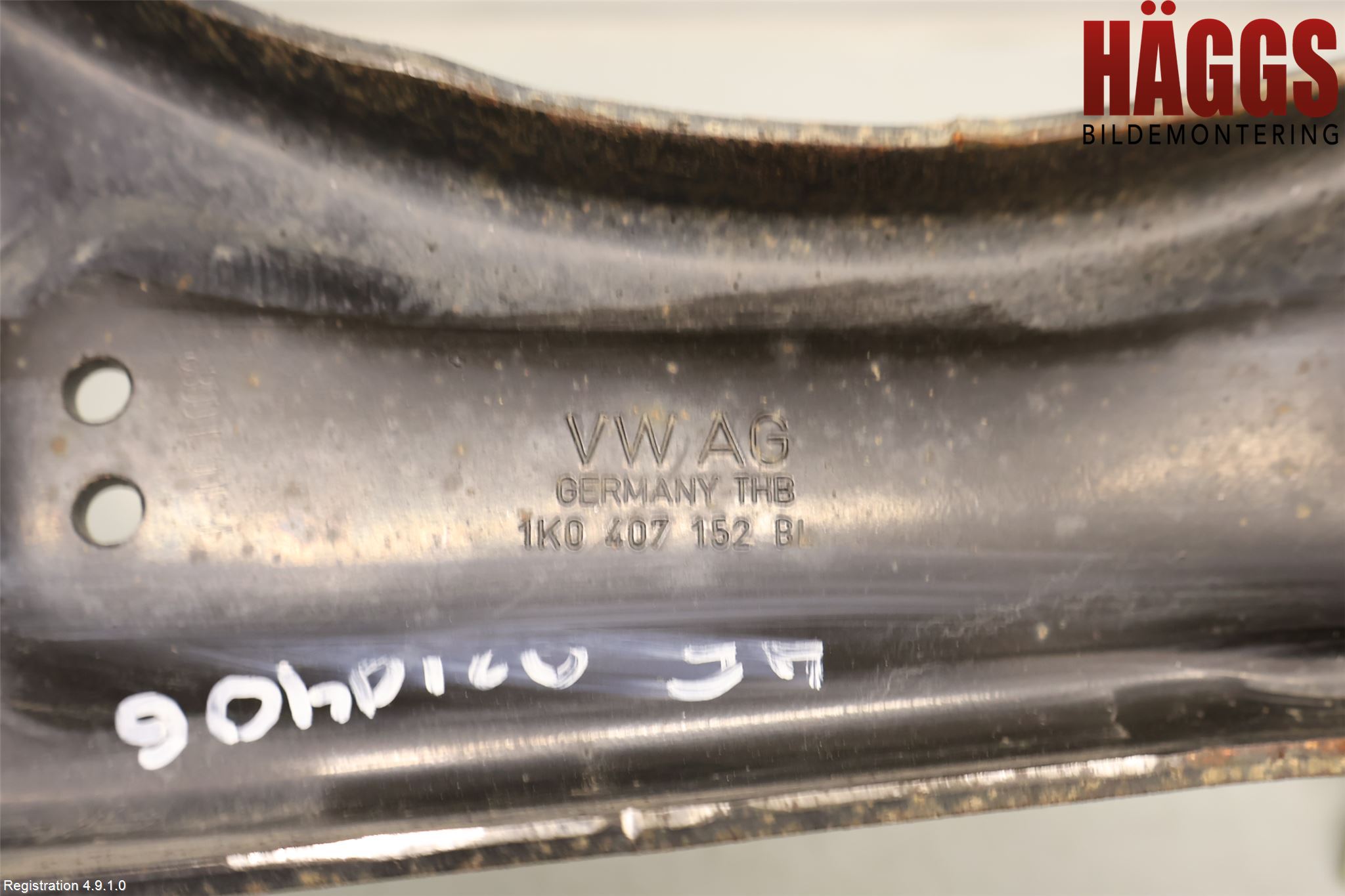 Volkswagen VW CADDY 16-20 Bärarm Fram Undre Hö