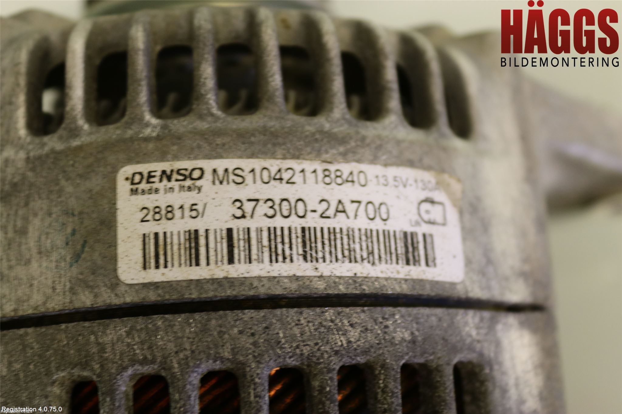 Kia SPORTAGE (SL) 11-15 Generator