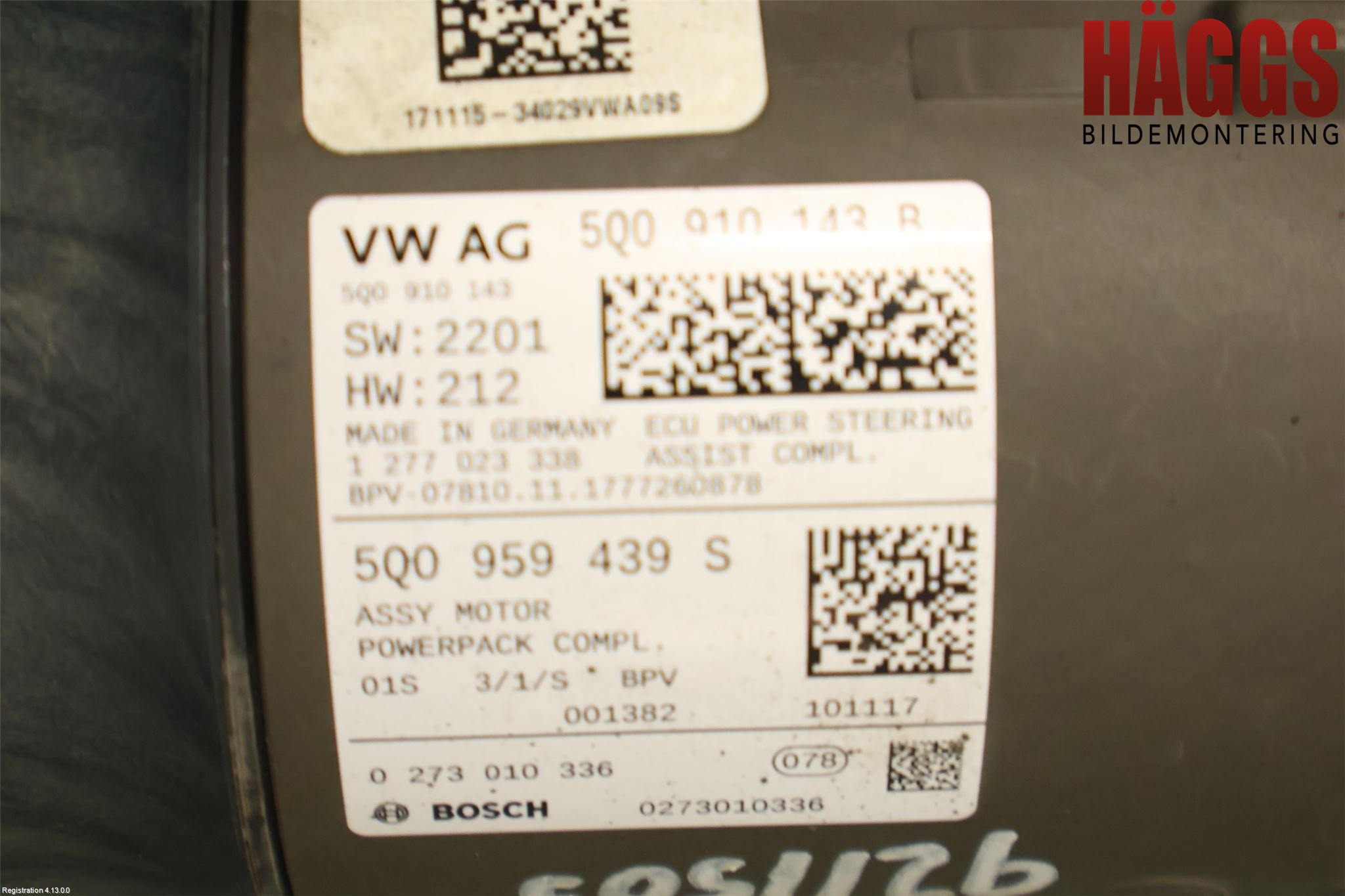Volkswagen VW PASSAT 15-19 Styrväxel-Snäcka Elektrisk