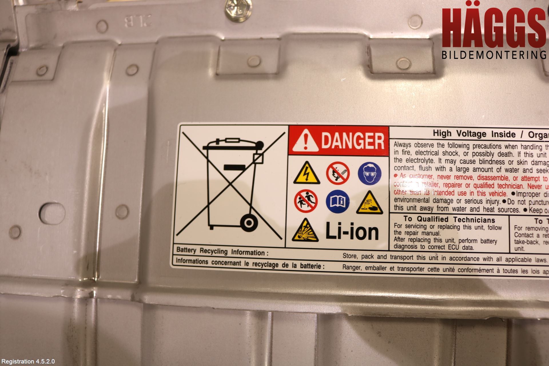 Toyota RAV4 19- Batteri Högspänning