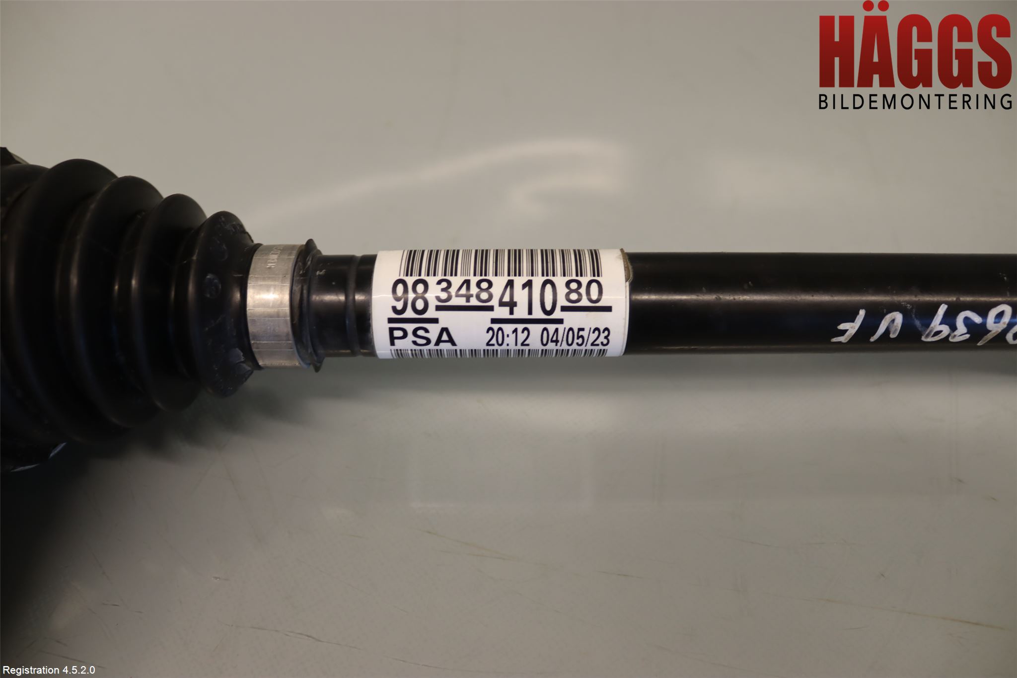 Peugeot 408 22- Drivaxel Fram Vänster