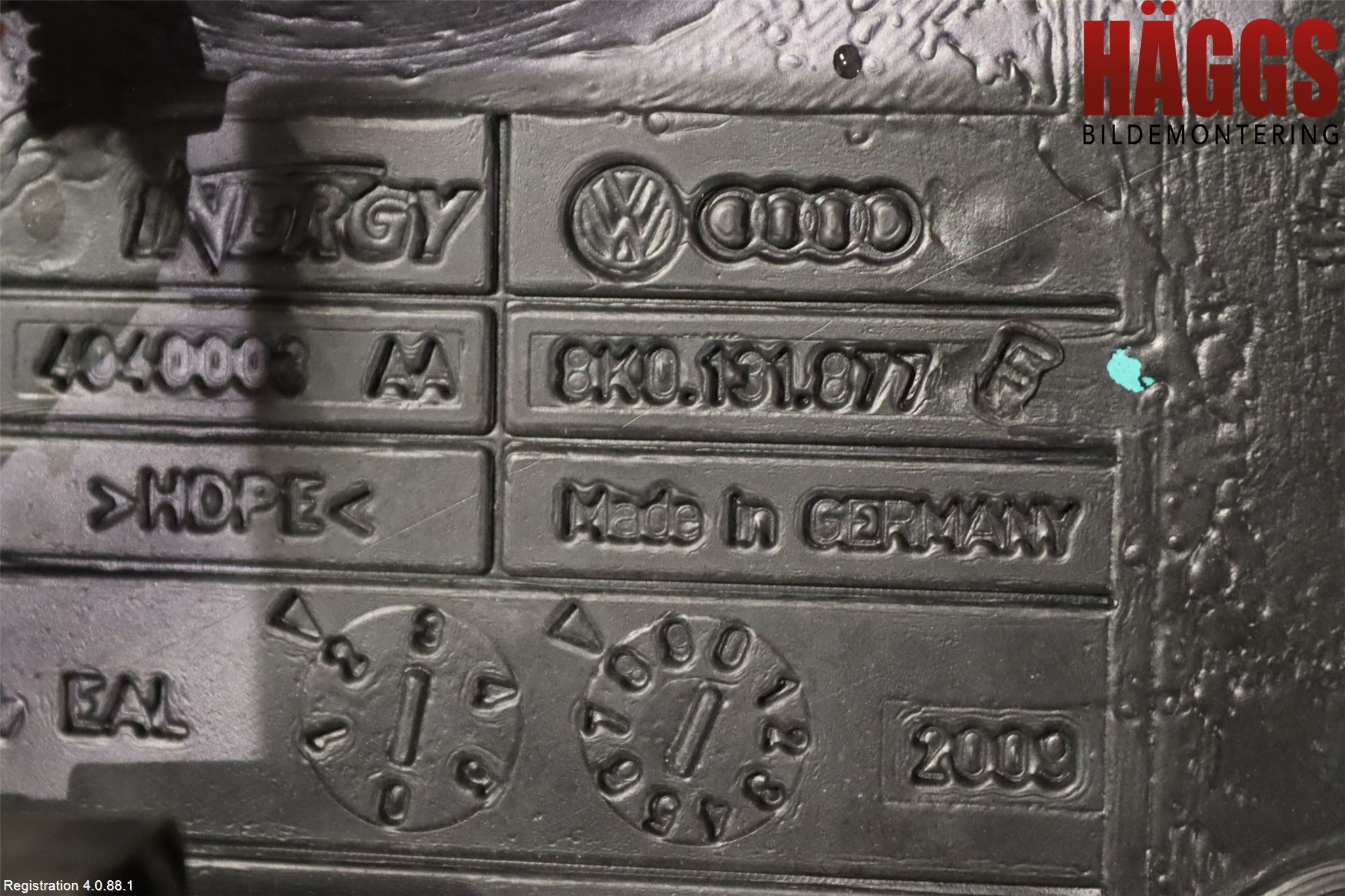 Audi A4/S4 08-11 Adblue Tank