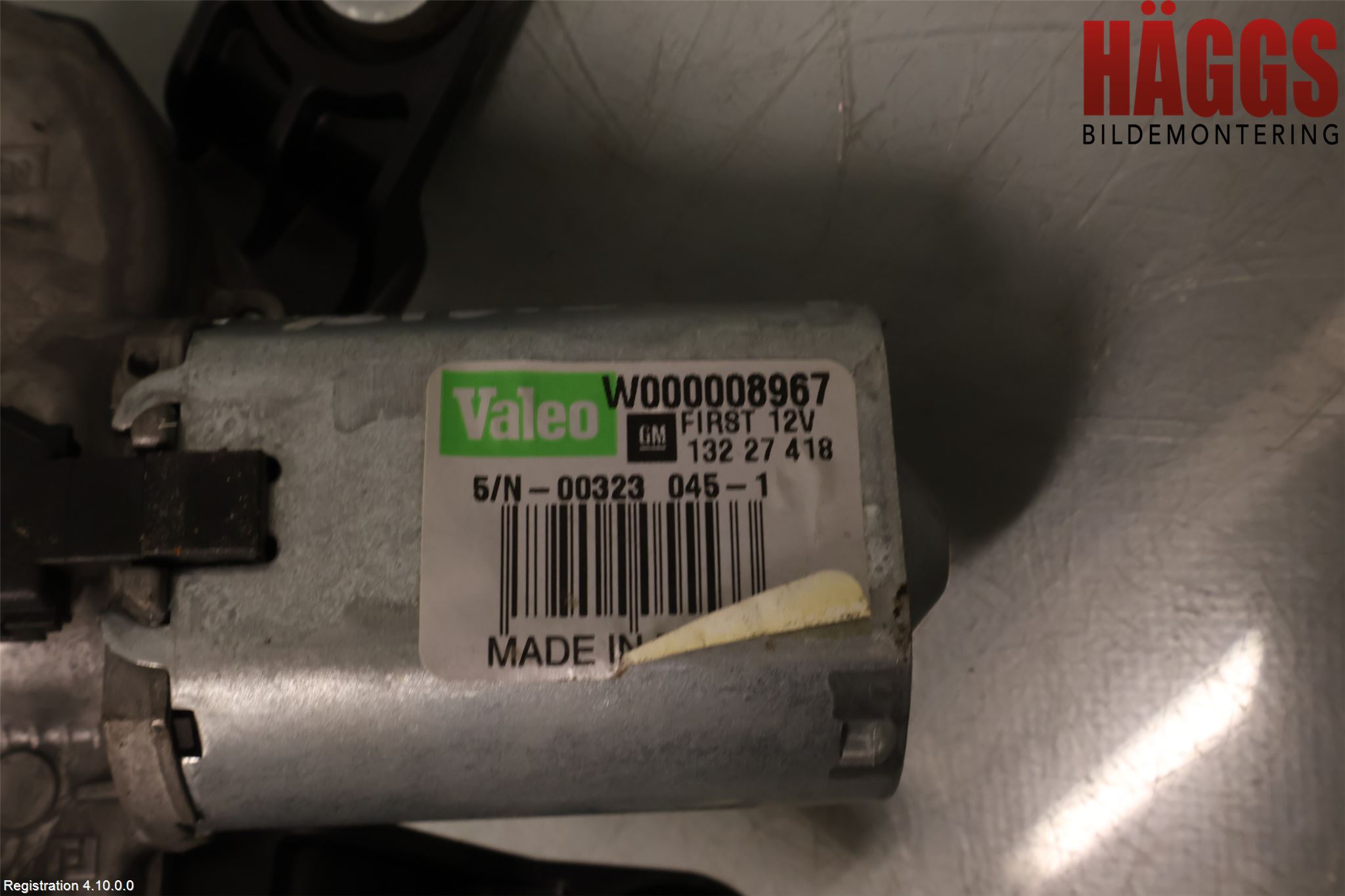 Opel INSIGNIA 09-16 Torkarmotor Baklucka
