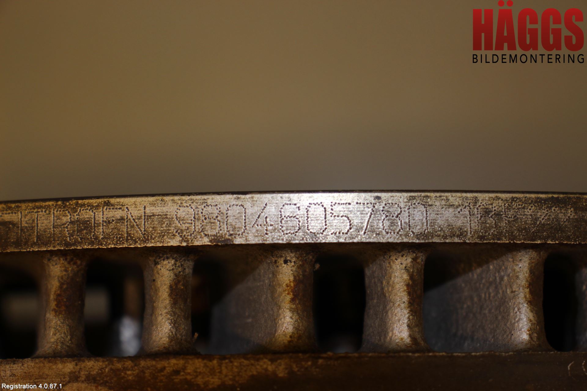 Peugeot 508 19- Bromsskiva Fram