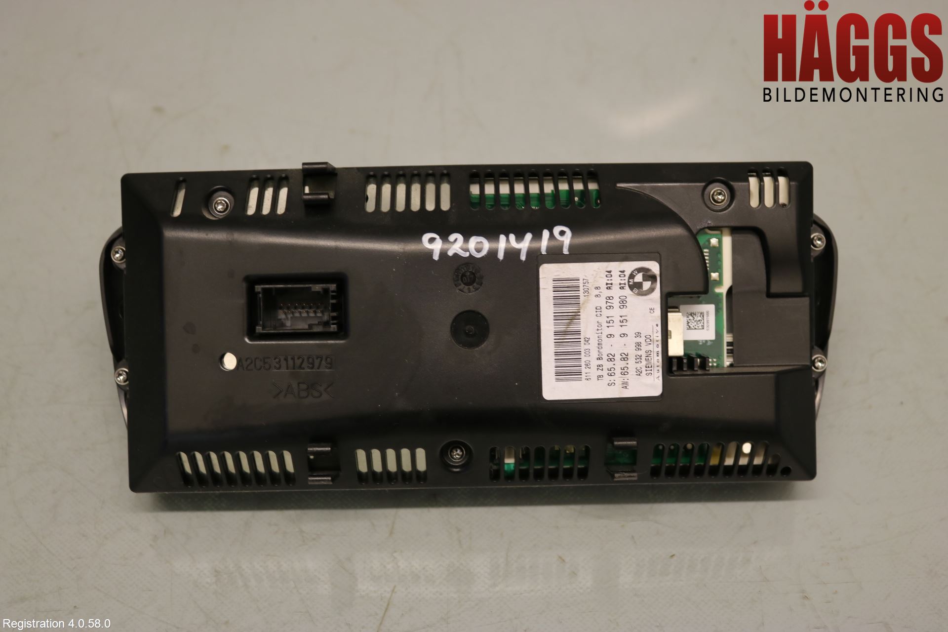 BMW 5 E60/61 Sed/Tou 02-10 Bildskärm