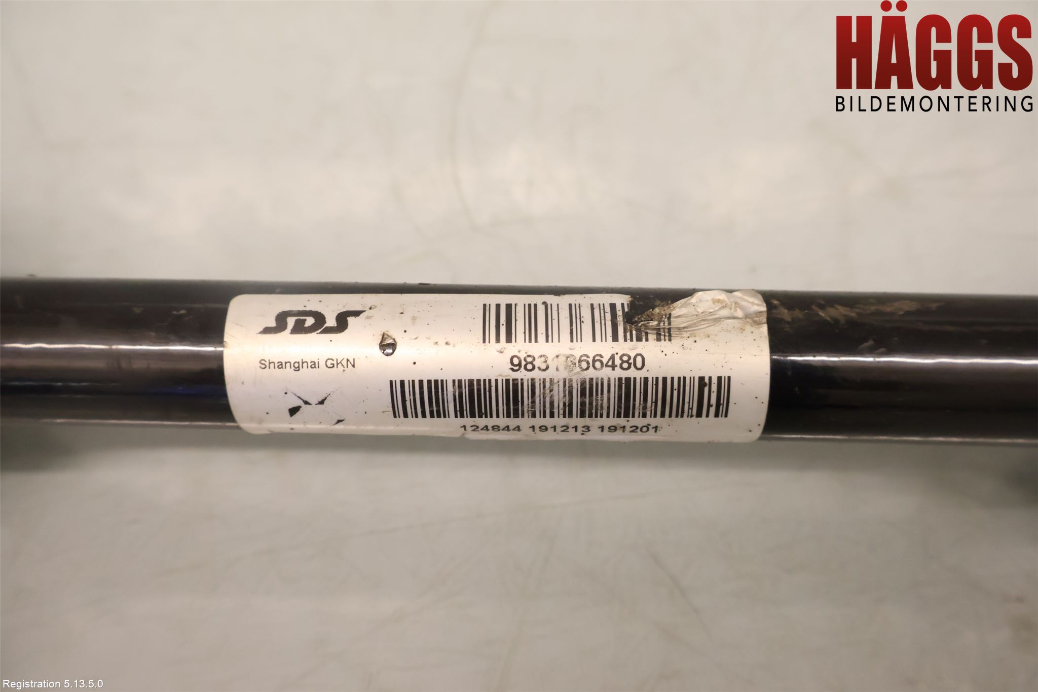 Peugeot 3008 17-24 Drivaxel Fram Vänster