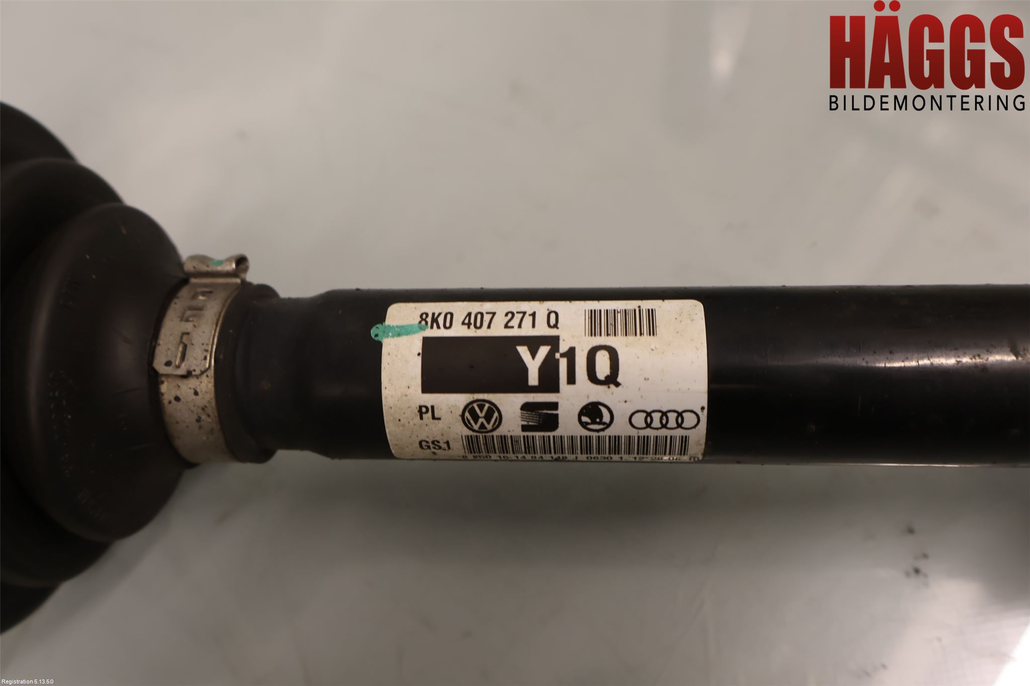 Audi A4/S4 08-11 Drivaxel Fram Vänster