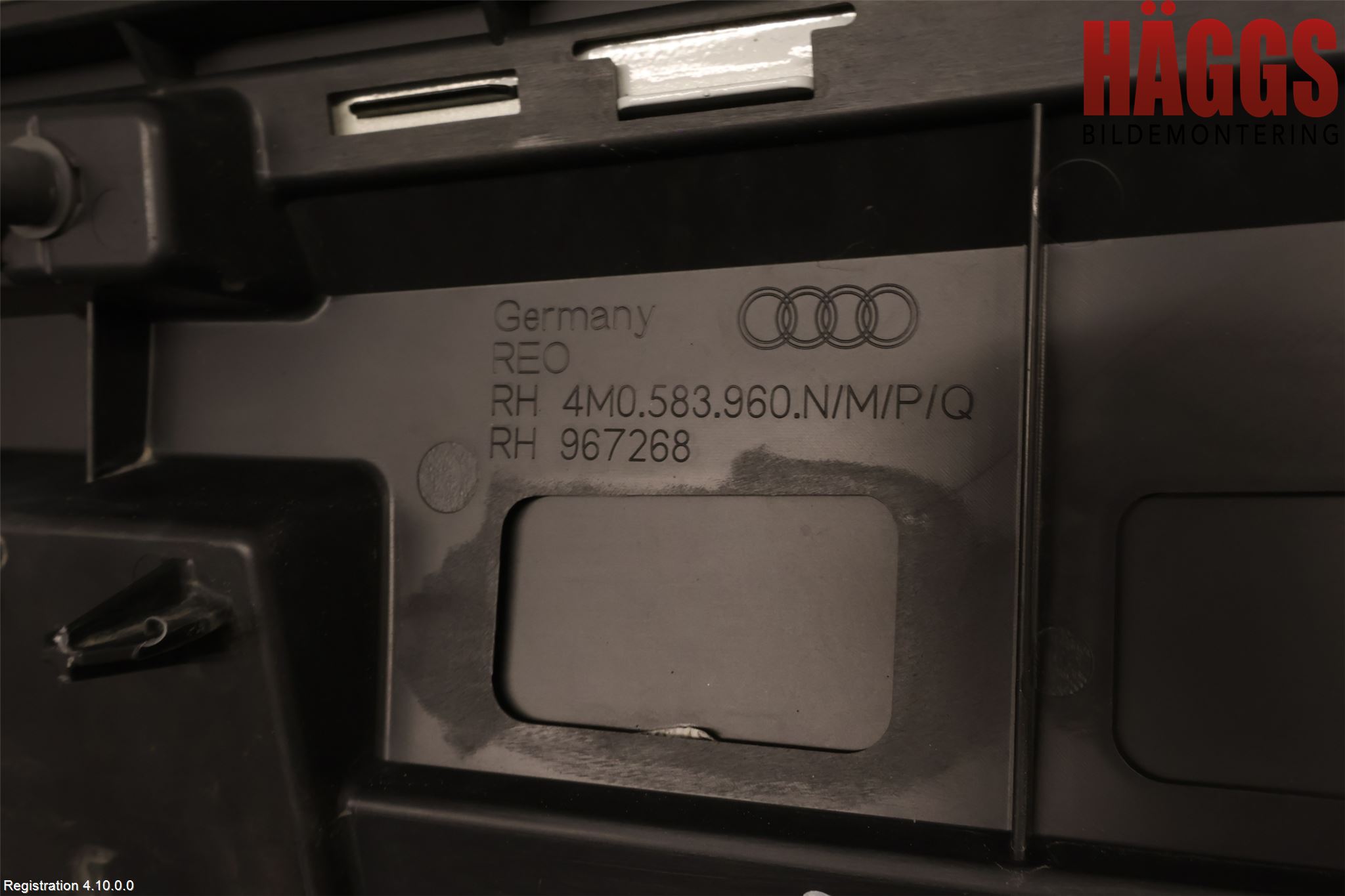 Audi Q7/SQ7 Dörr Dekorlist Fram Hö