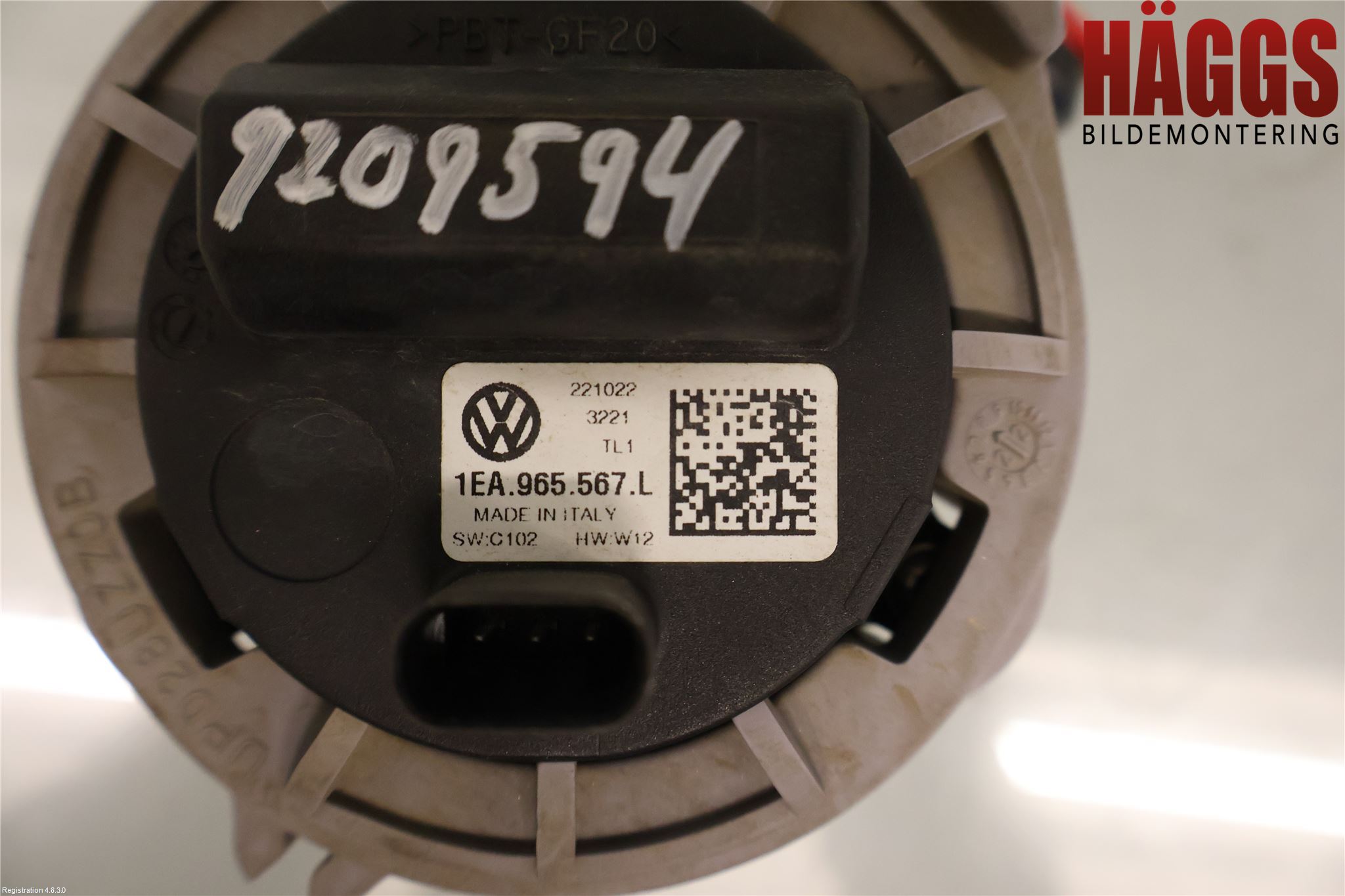 Audi Q4 E-TRON FZ 22- Värme Cirkulationspump