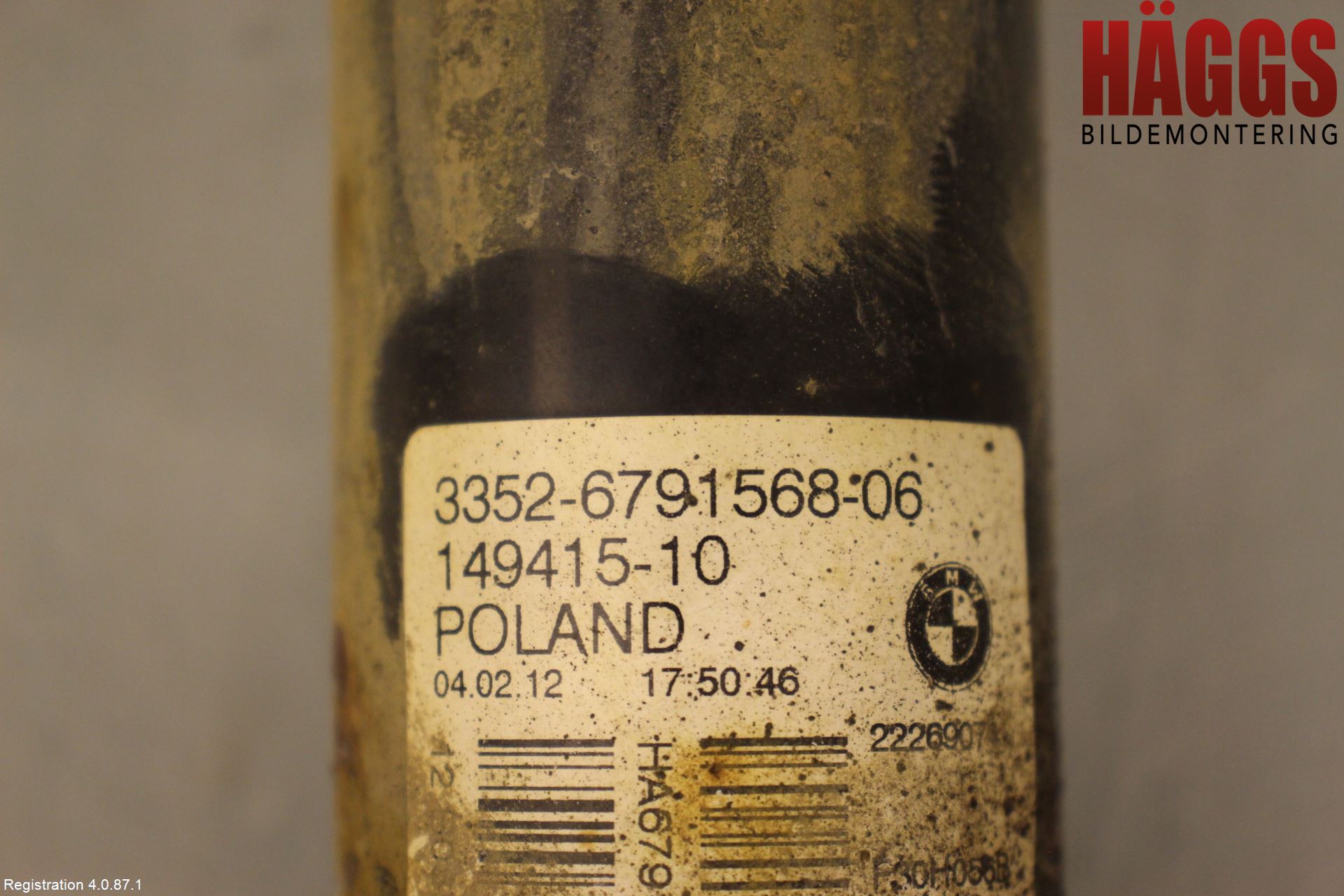 BMW 3 F30/F31/F80 12-19 Stötdämpare Bak