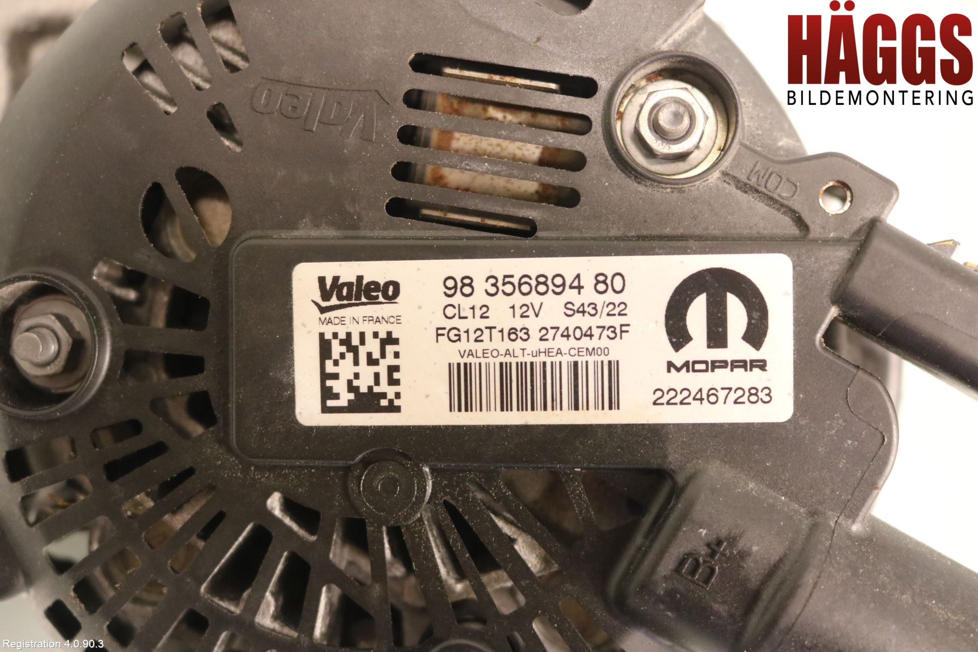 Citroen COTROEN C3 17-24 Generator