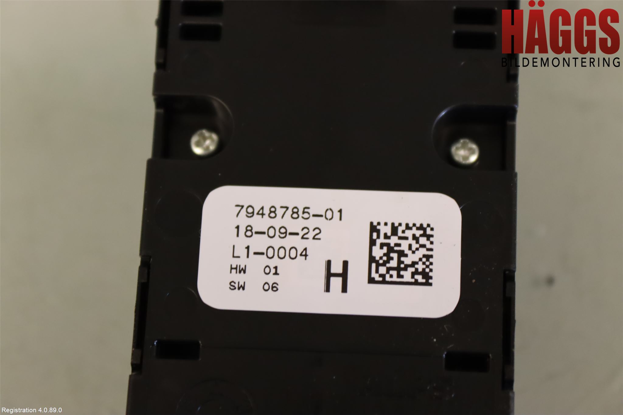 BMW 3 G20/G21/G80/G81 19- Strömställare Elhiss