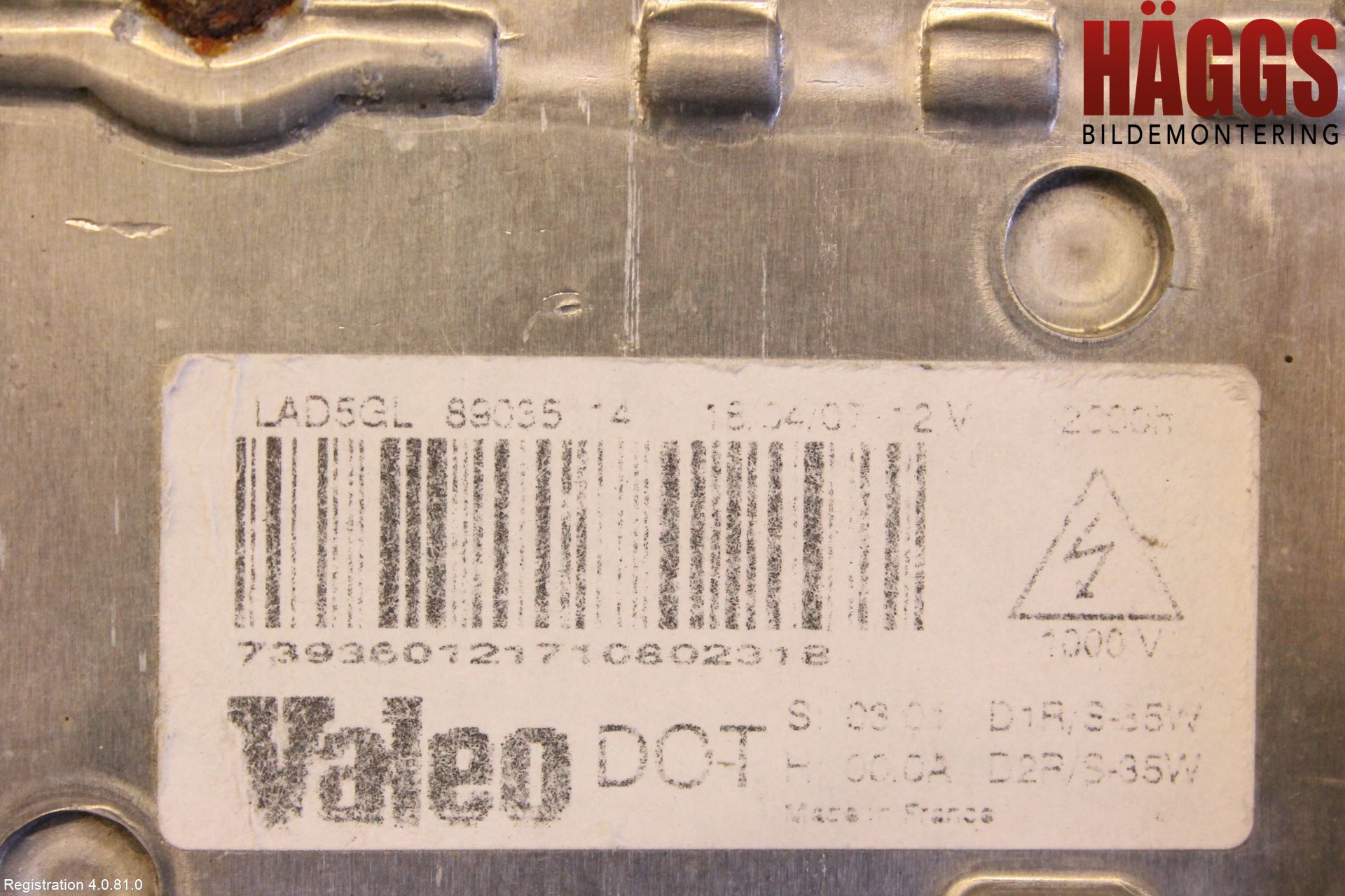 Citroen C5     05-08 Strålkastare Höger