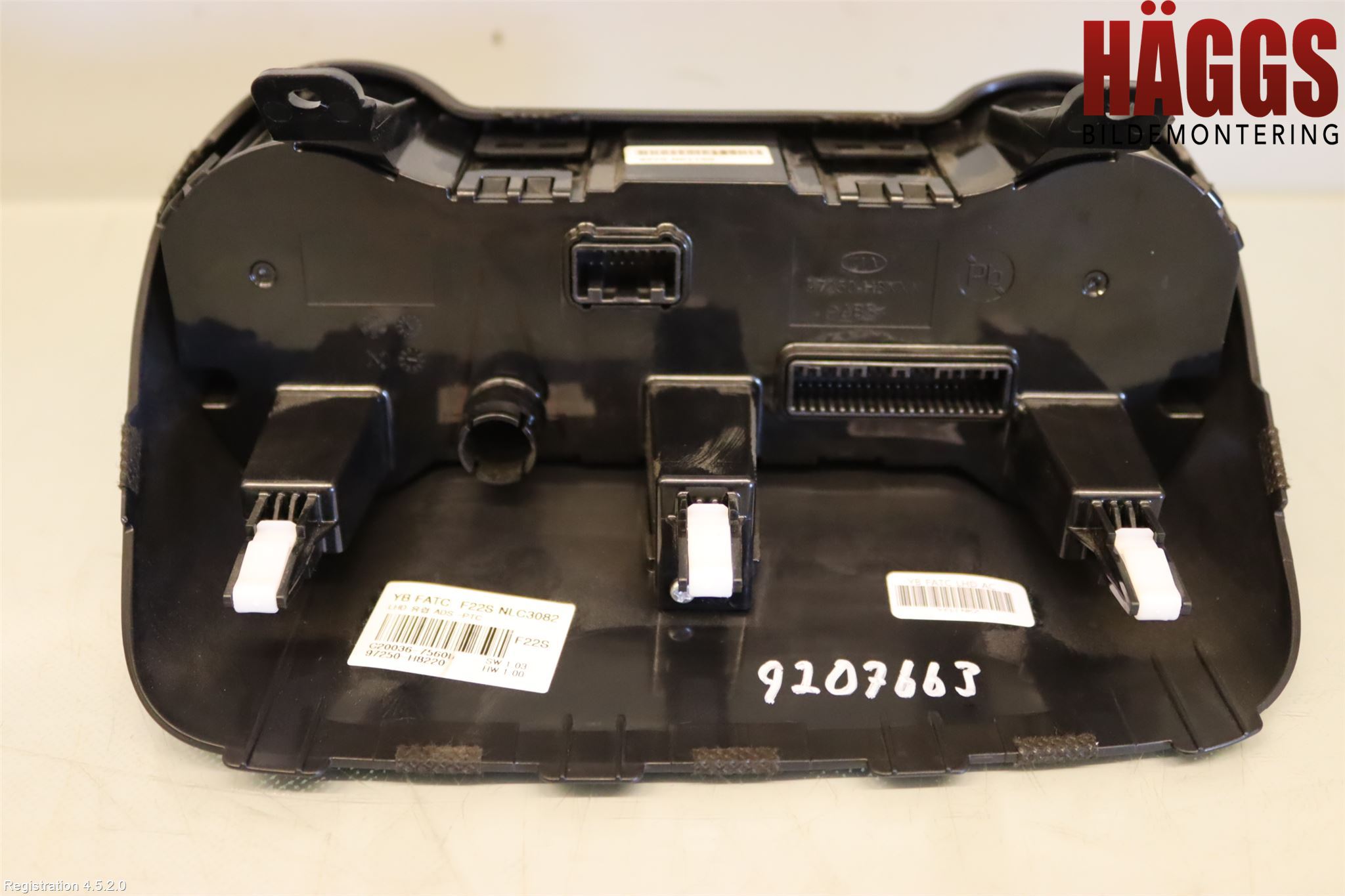 Kia RIO 17- Ac Styrenhet Ac Manöveren