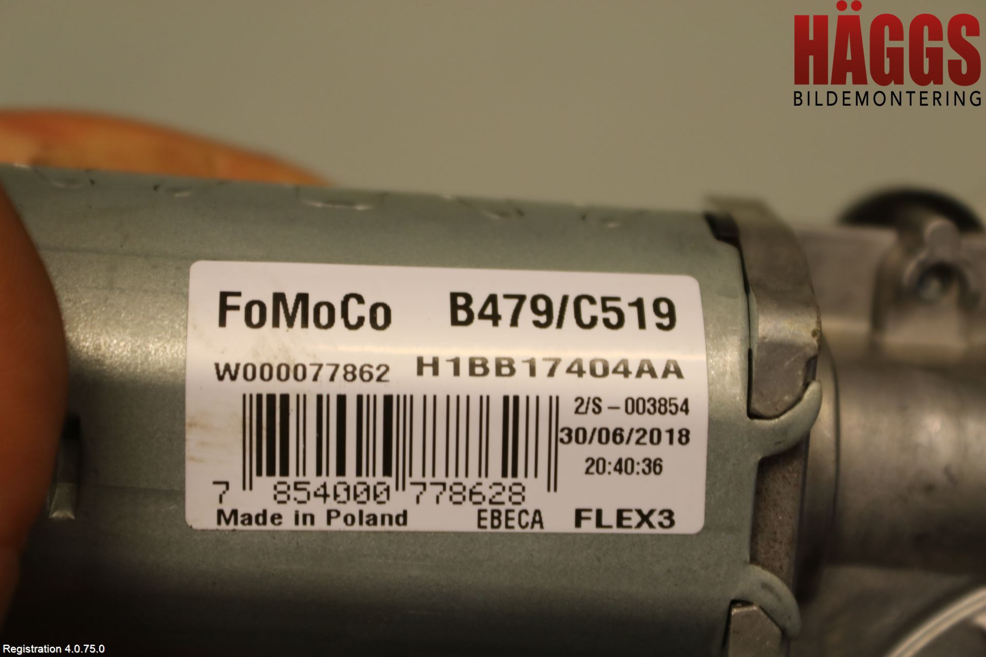 Ford FOCUS 19- Torkarmotor Baklucka