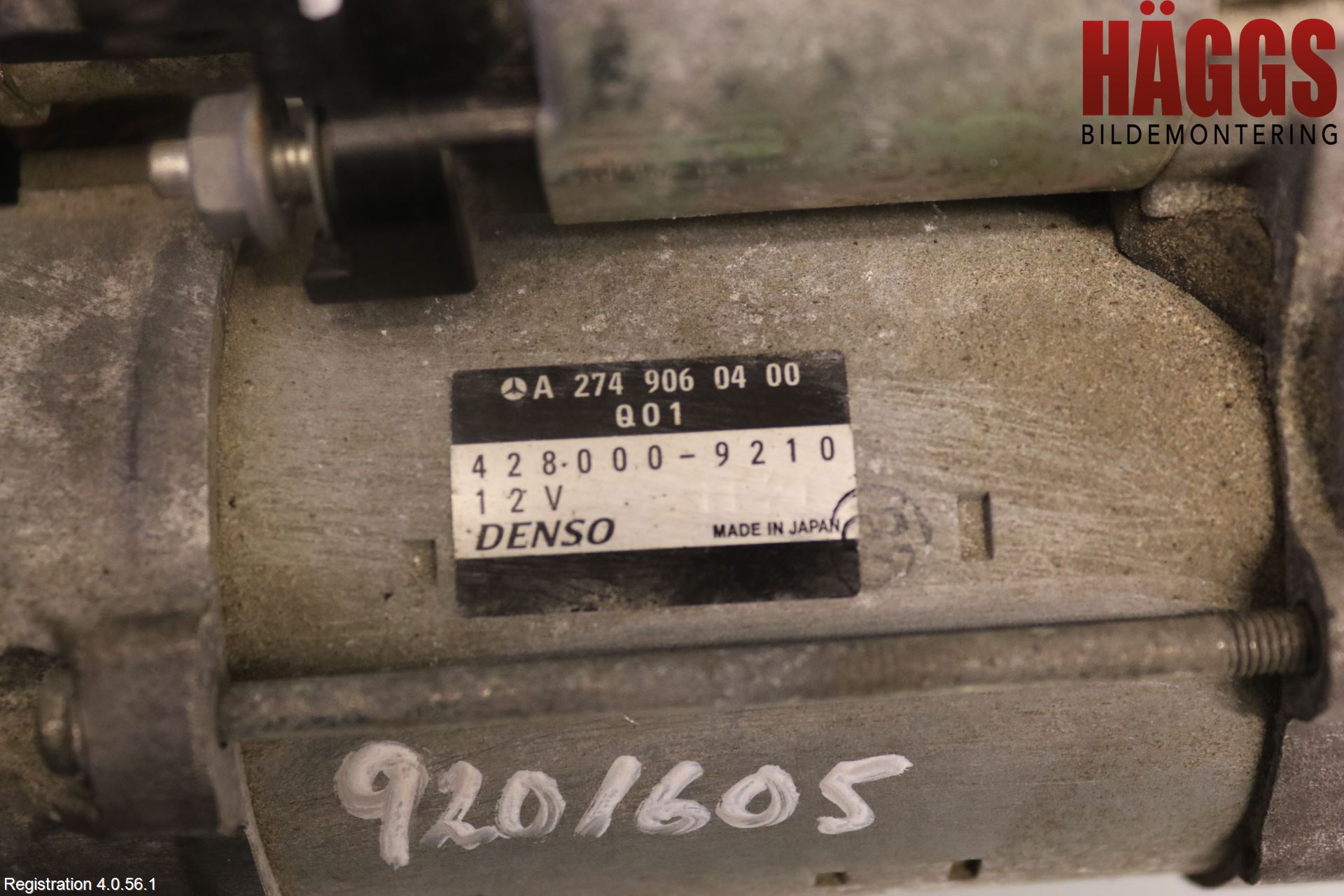 Mercedes-Benz MB C-KLASS (W204) 07-15 Startmotor
