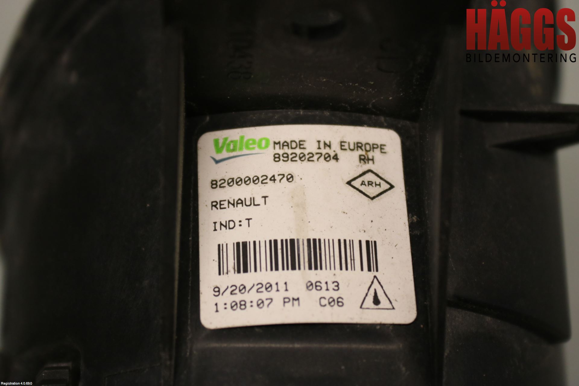 Renault CLIO III  09-12 Dimljus-Varselljus Fram