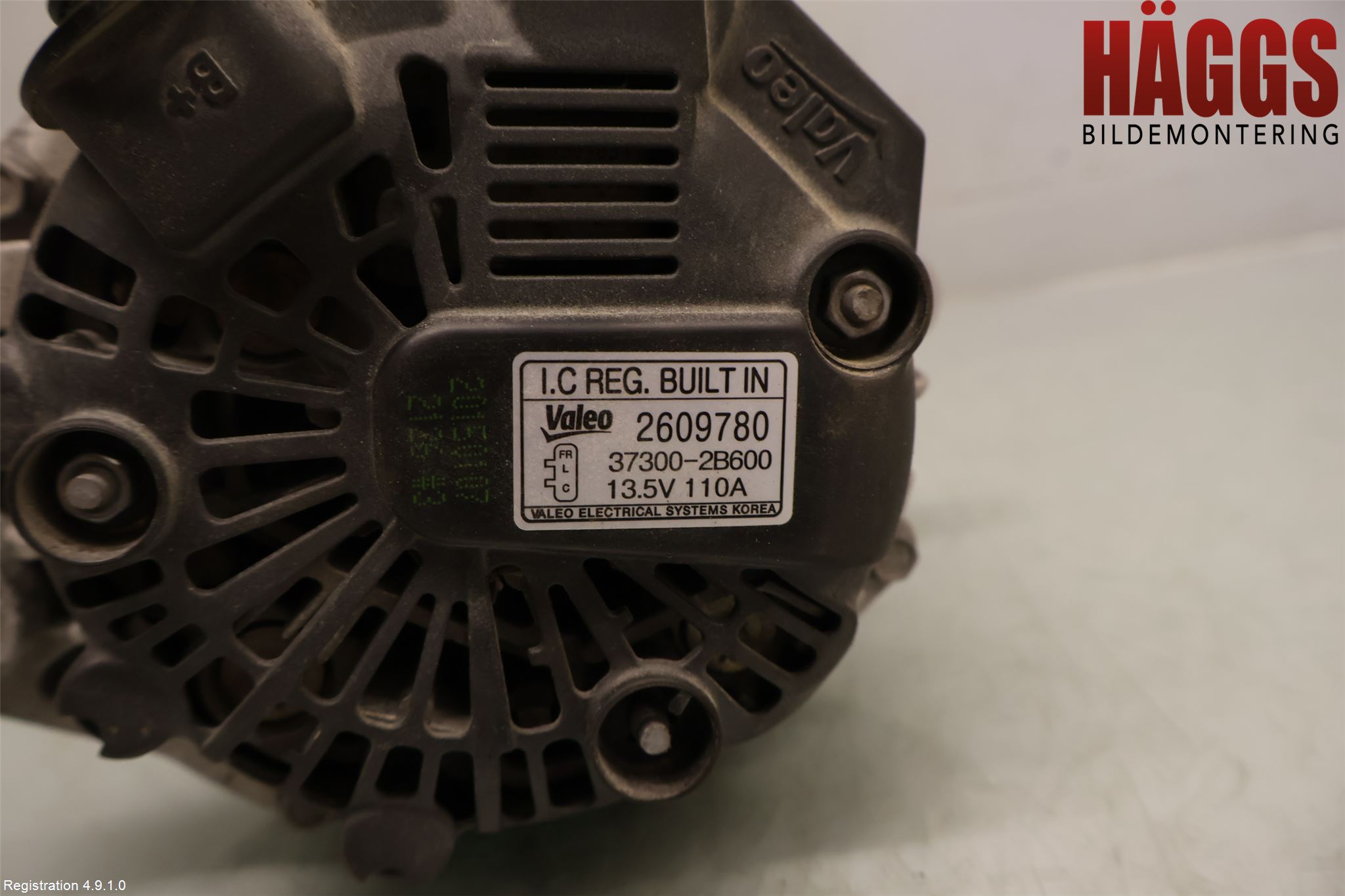 Kia SPORTAGE (SL) 11-15 Generator