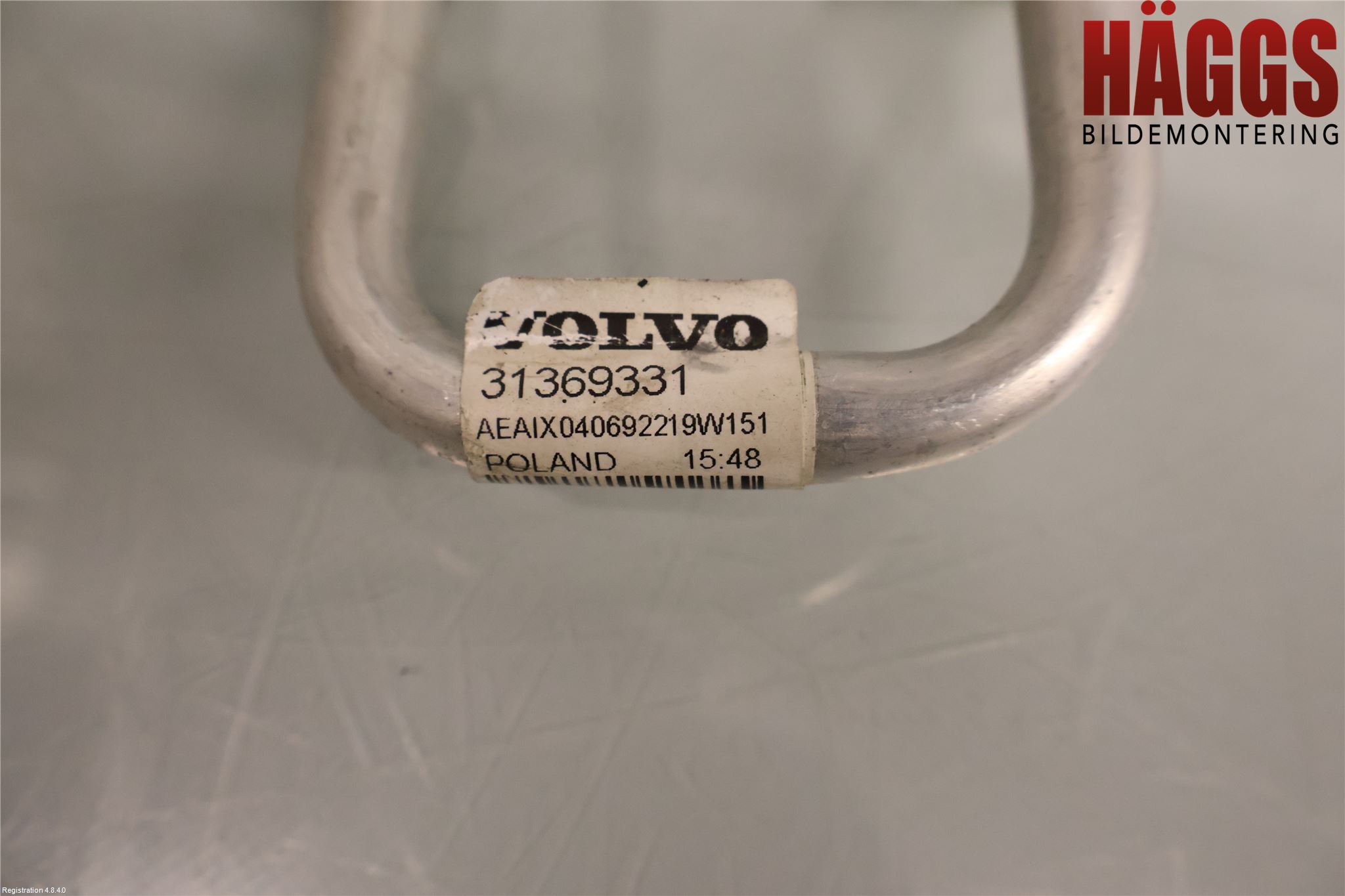 Volvo V60 19- Ac Slang-Rör