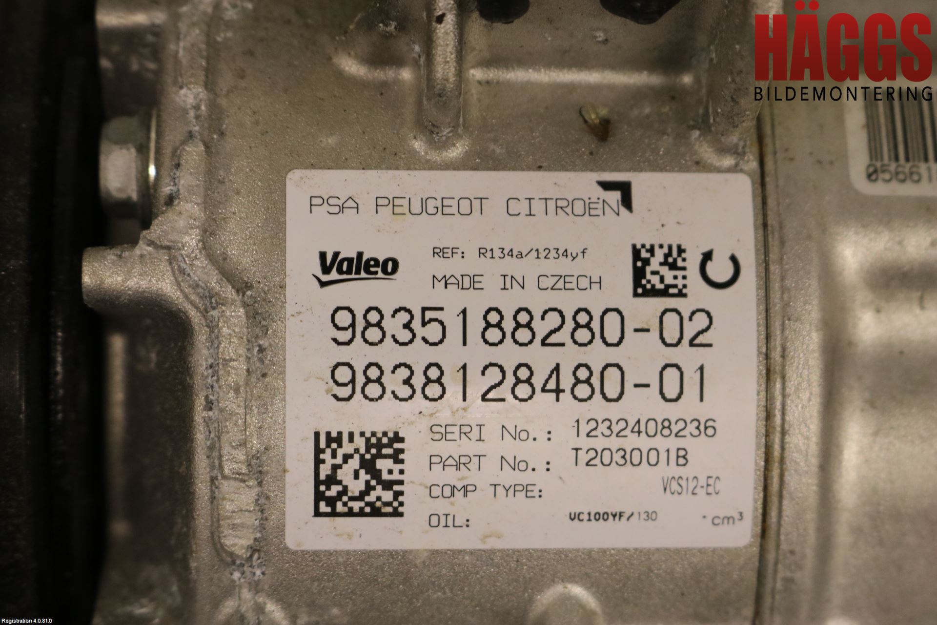 Peugeot 3008 17-24 Ac Kompressor