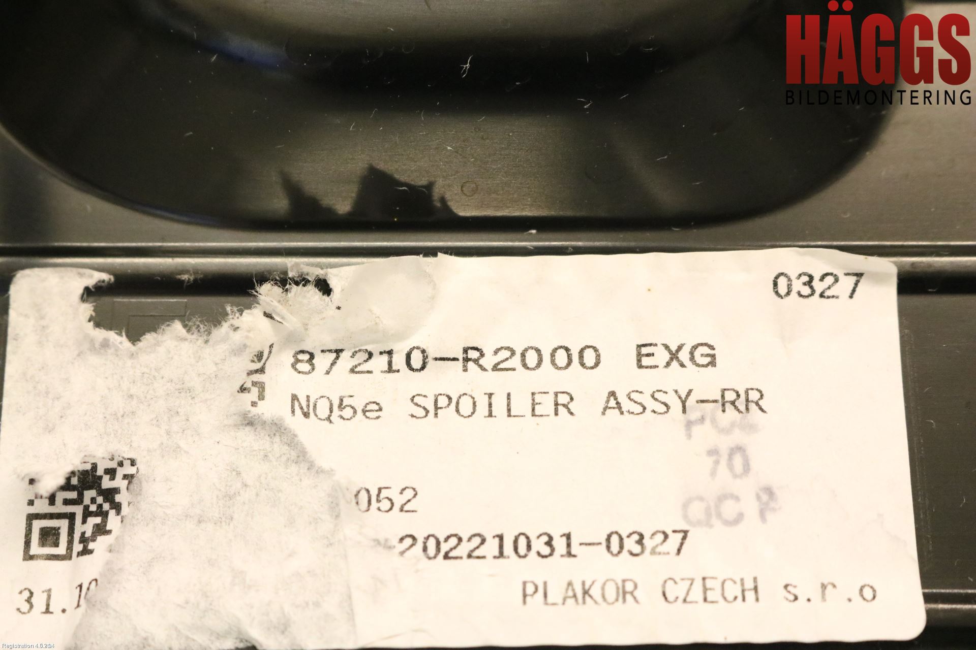 Kia SPORTAGE (NQ5) 22- Spoiler Baklucka
