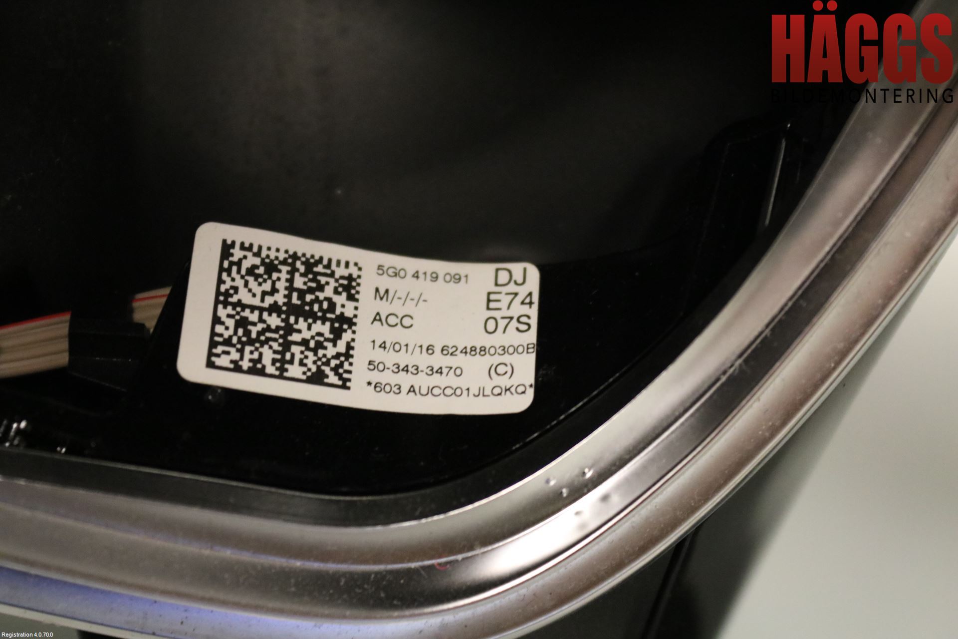 Volkswagen VW GOLF / E-GOLF VII 13-20 Ratt