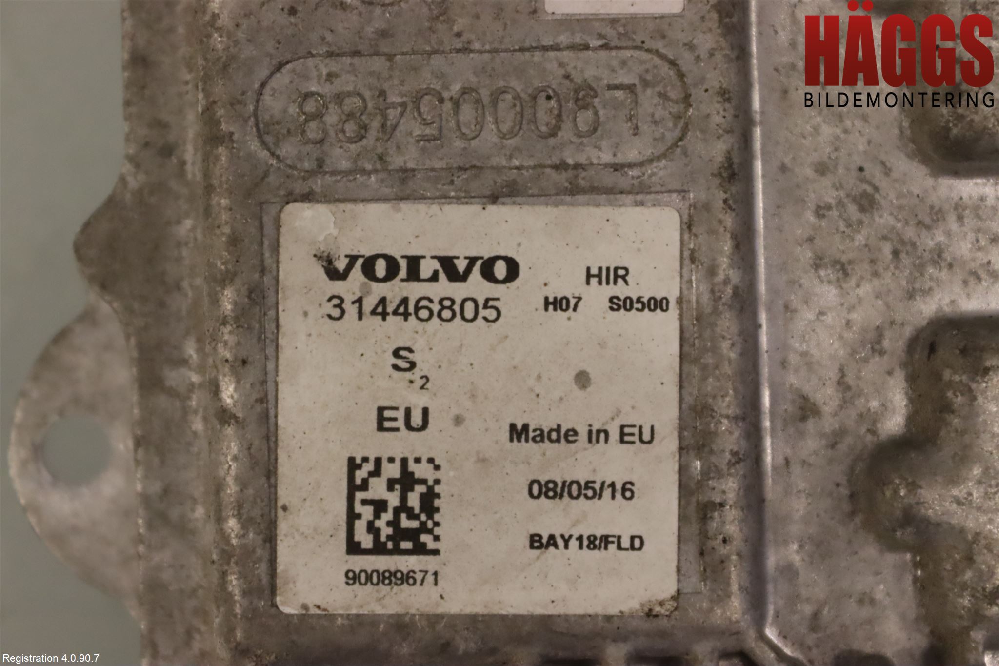 Volvo XC90/RECHARGE 16- Styrenhet Strålkastare