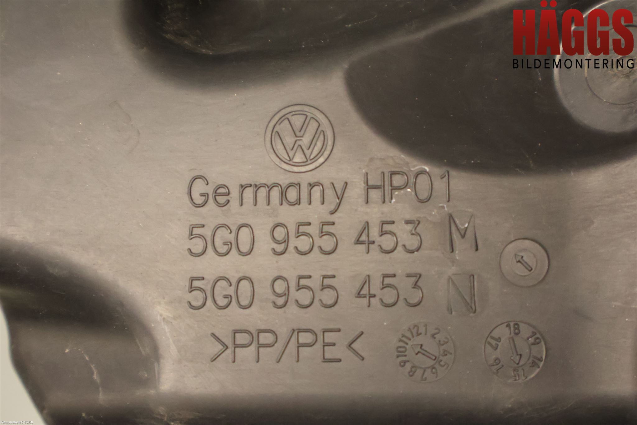 Volkswagen VW GOLF / E-GOLF VII 13-20 Spolartank Vindruta-Strål