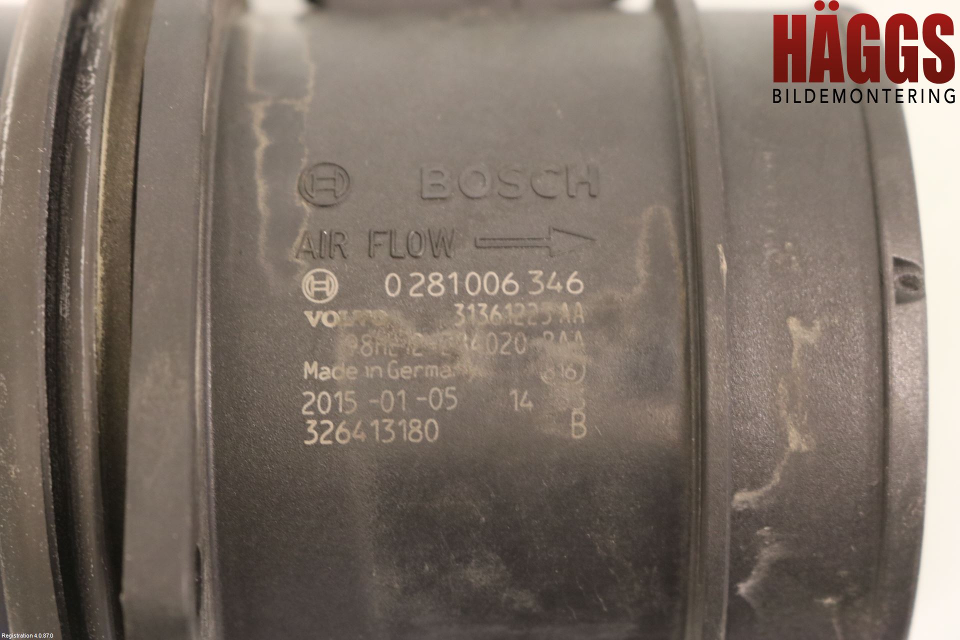 Volvo V70 14-16 Injluftmassamätare