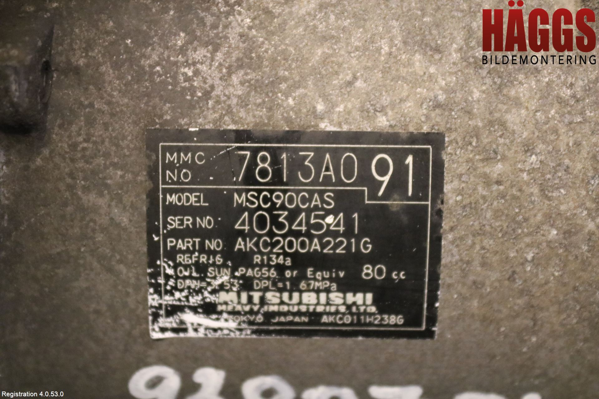 Mitsubishi OUTLANDER 07-12 Ac Kompressor