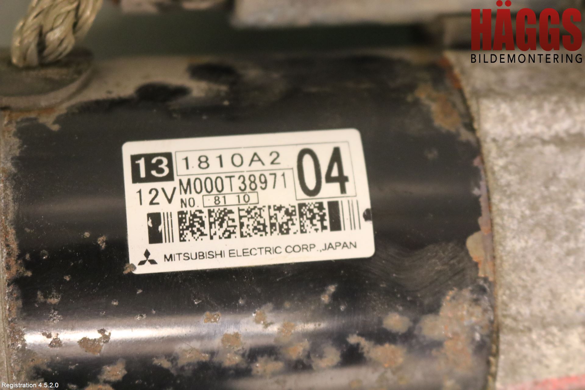 Mitsubishi OUTLANDER 13-21 Startmotor