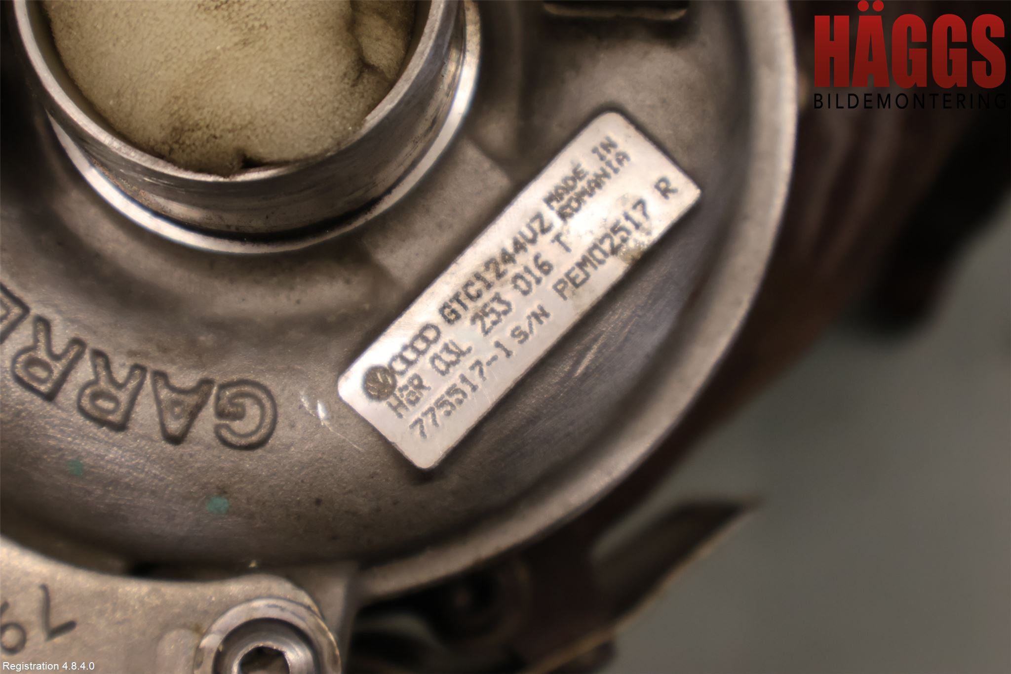 Volkswagen VW GOLF VI 09-13 Turboaggregat
