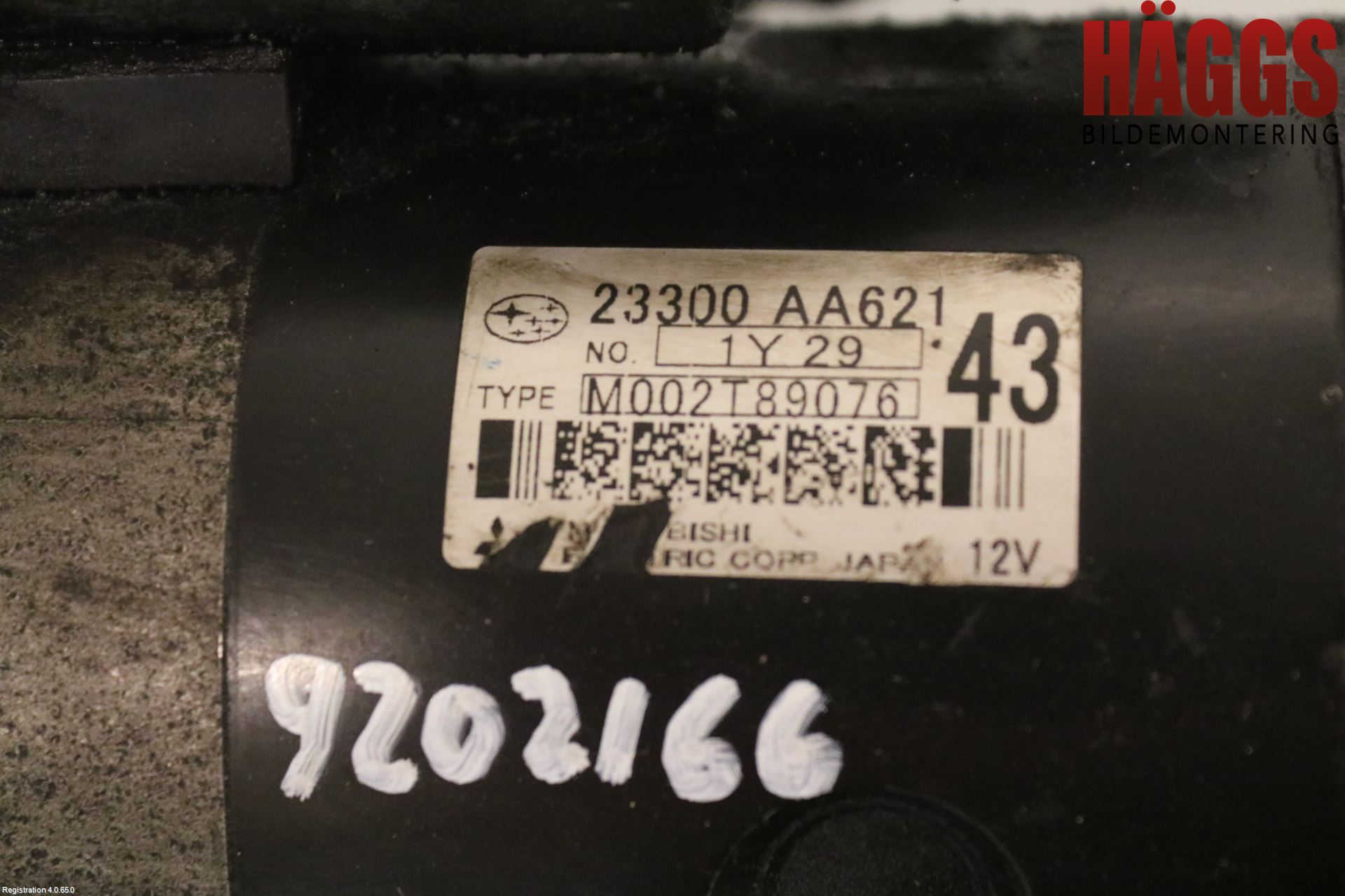 Subaru LEGACY 10-14 Startmotor Diesel