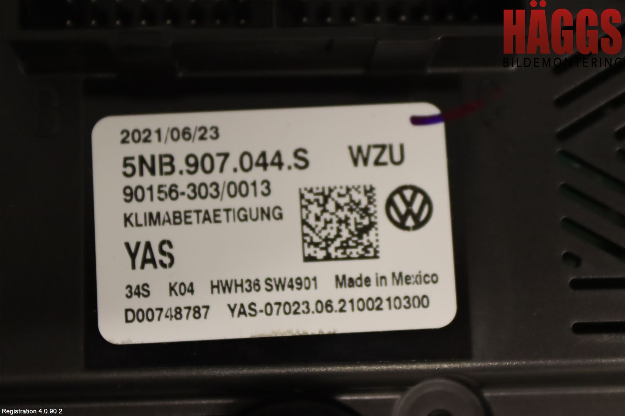 Volkswagen VW TIGUAN 16-24 Ac Styrenhet Ac Manöveren