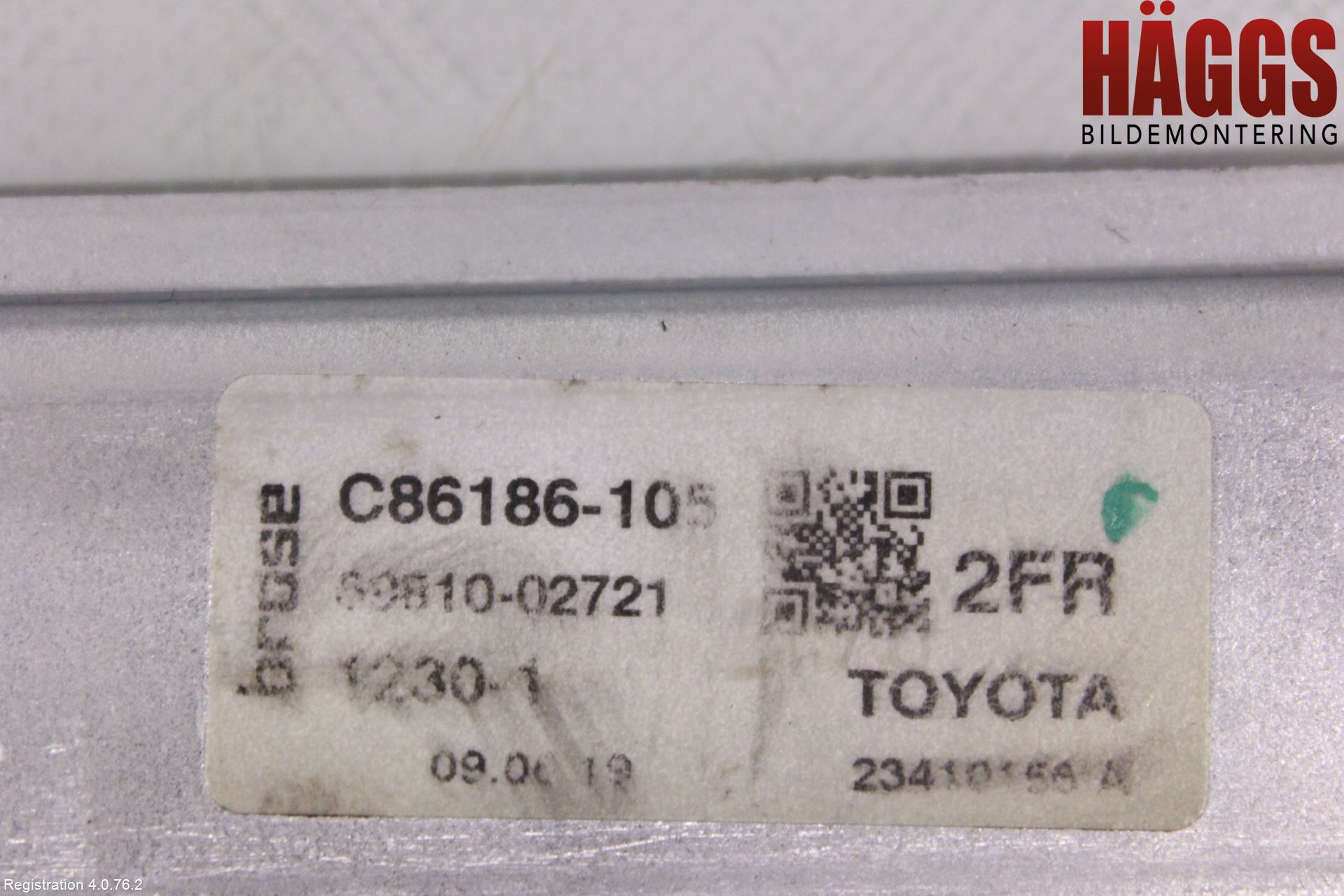Toyota COROLLA 19- Fönsterhiss El Kompl