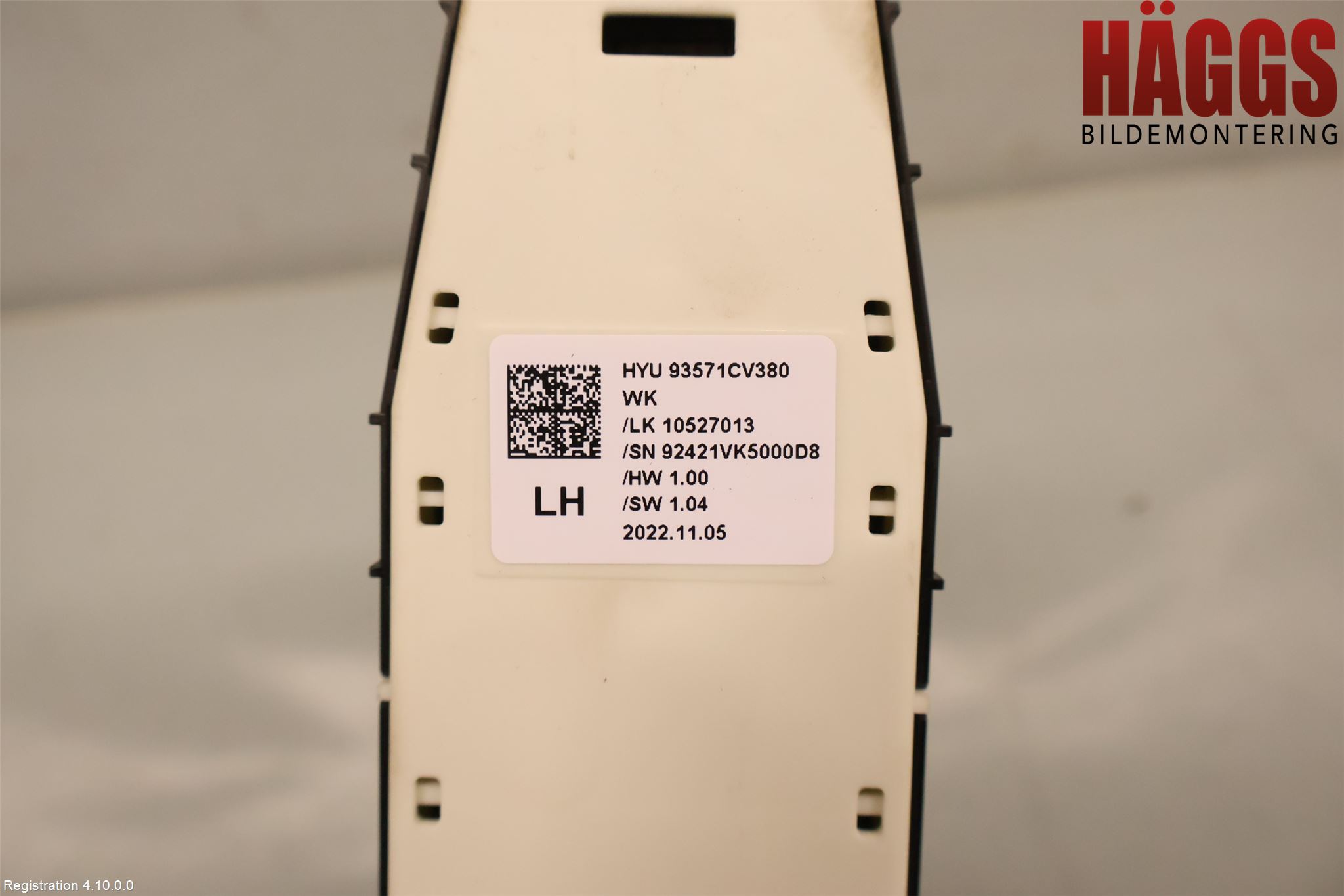 Kia EV6 (CV) 22- Strömställare Elhiss