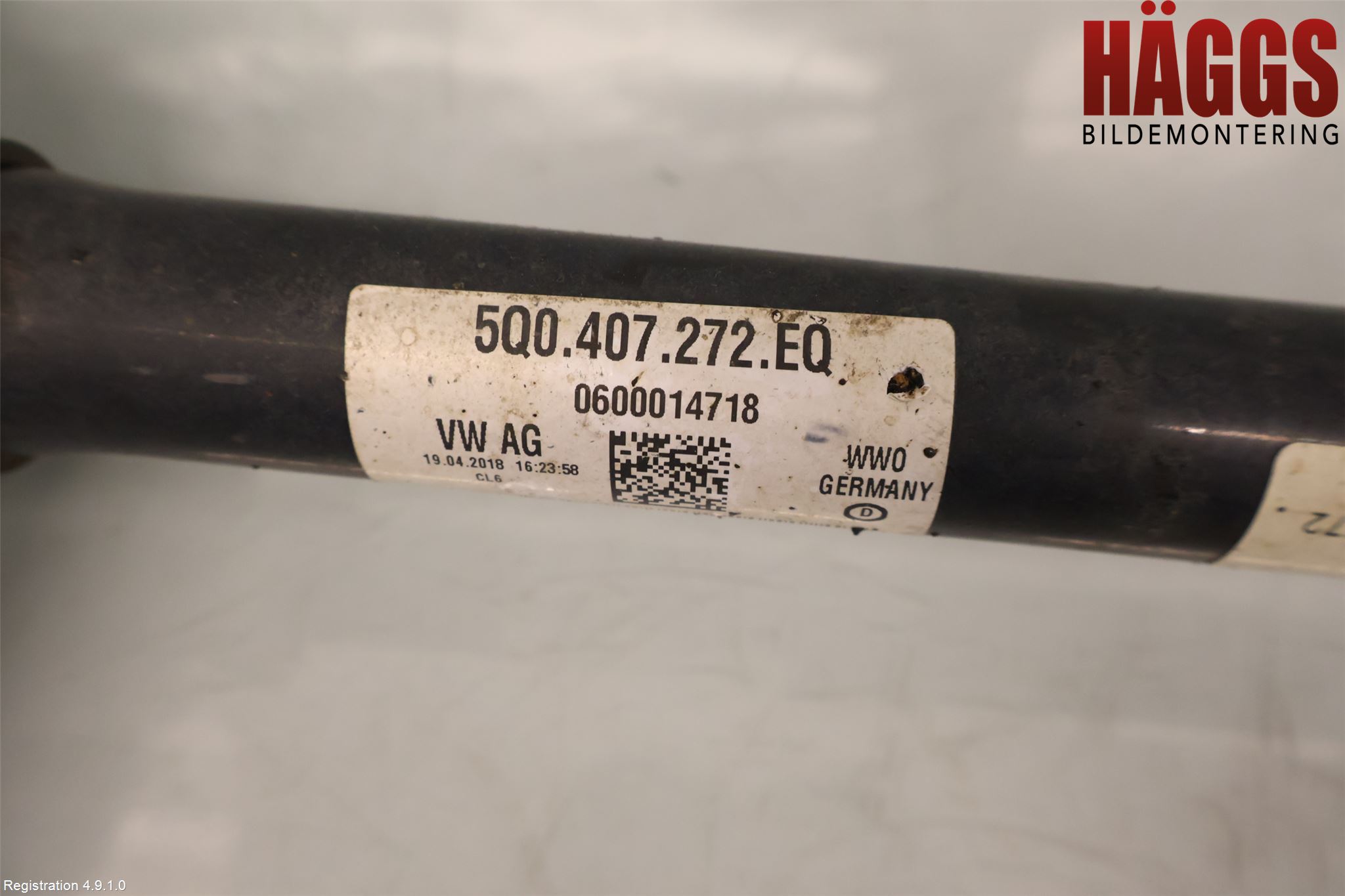 Volkswagen VW GOLF / E-GOLF VII 13-20 Drivaxel Fram Höger