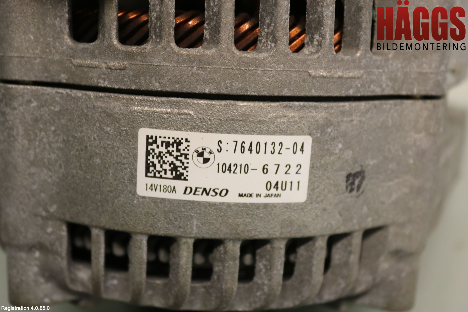 BMW 3 GT F34 13-19 Generator