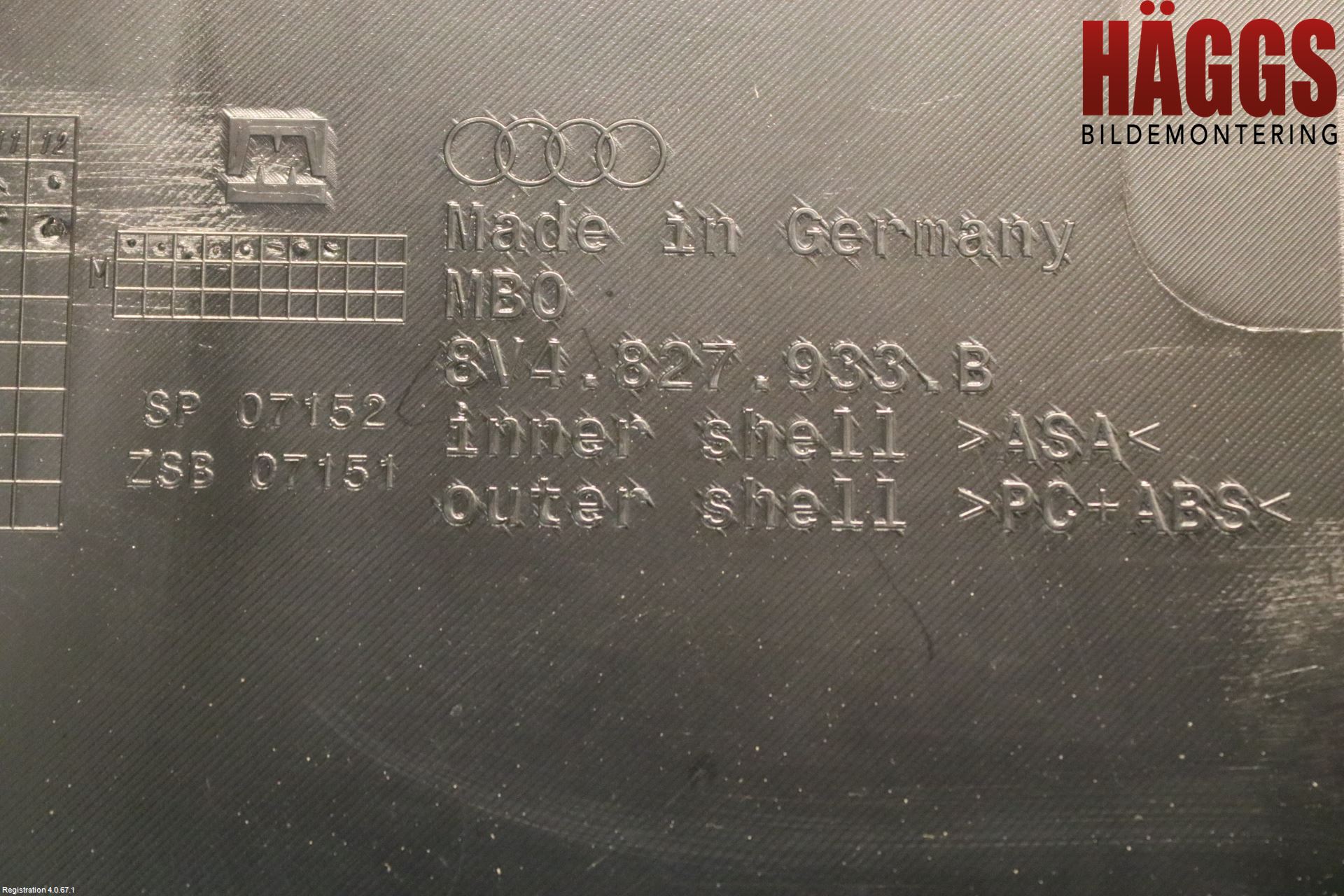 Audi A3/S3 8V 13-20 Spoiler Baklucka