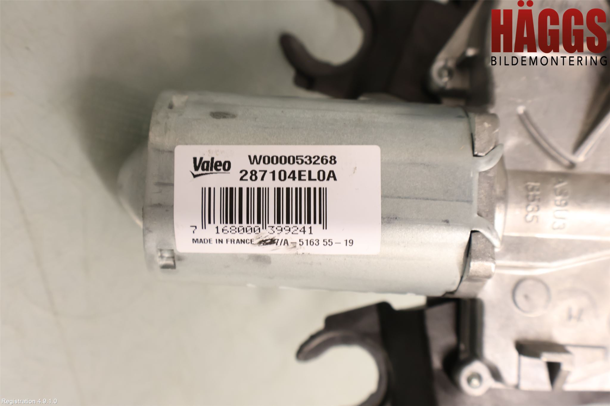 Nissan QASHQAI 17-21 Torkarmotor Baklucka