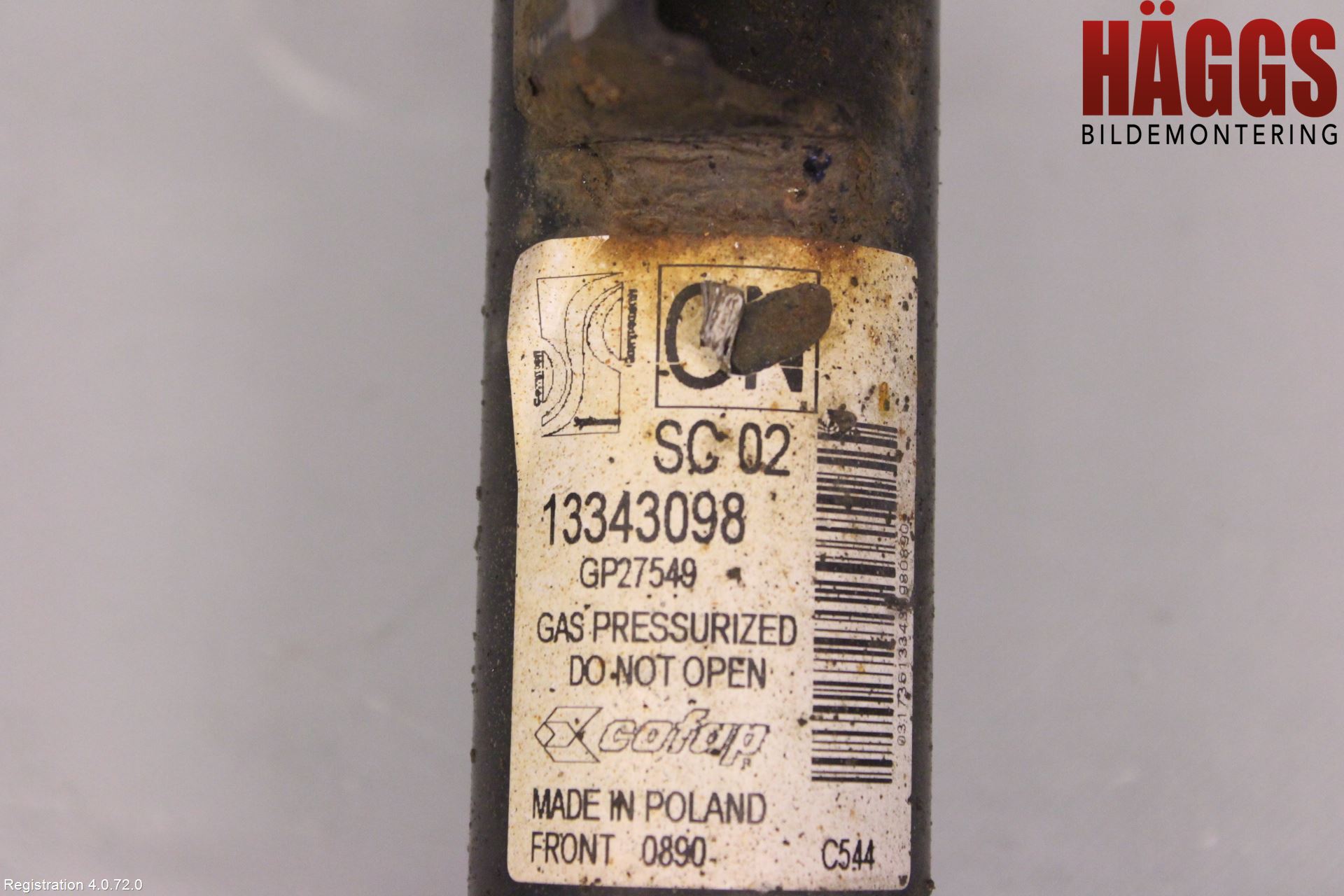 Opel CORSA D 07-14 Fjäderben Fram Höger