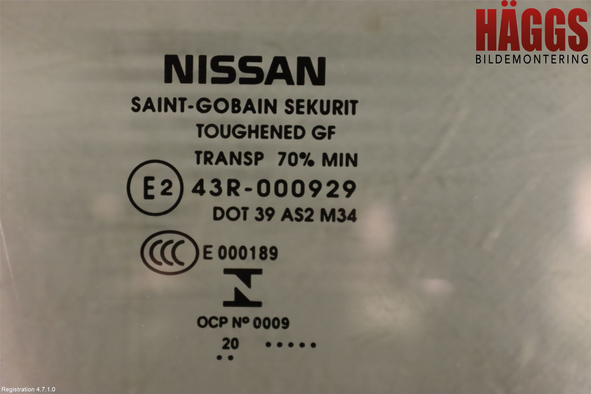 Nissan QASHQAI 17-21 Dörruta Fram Höger
