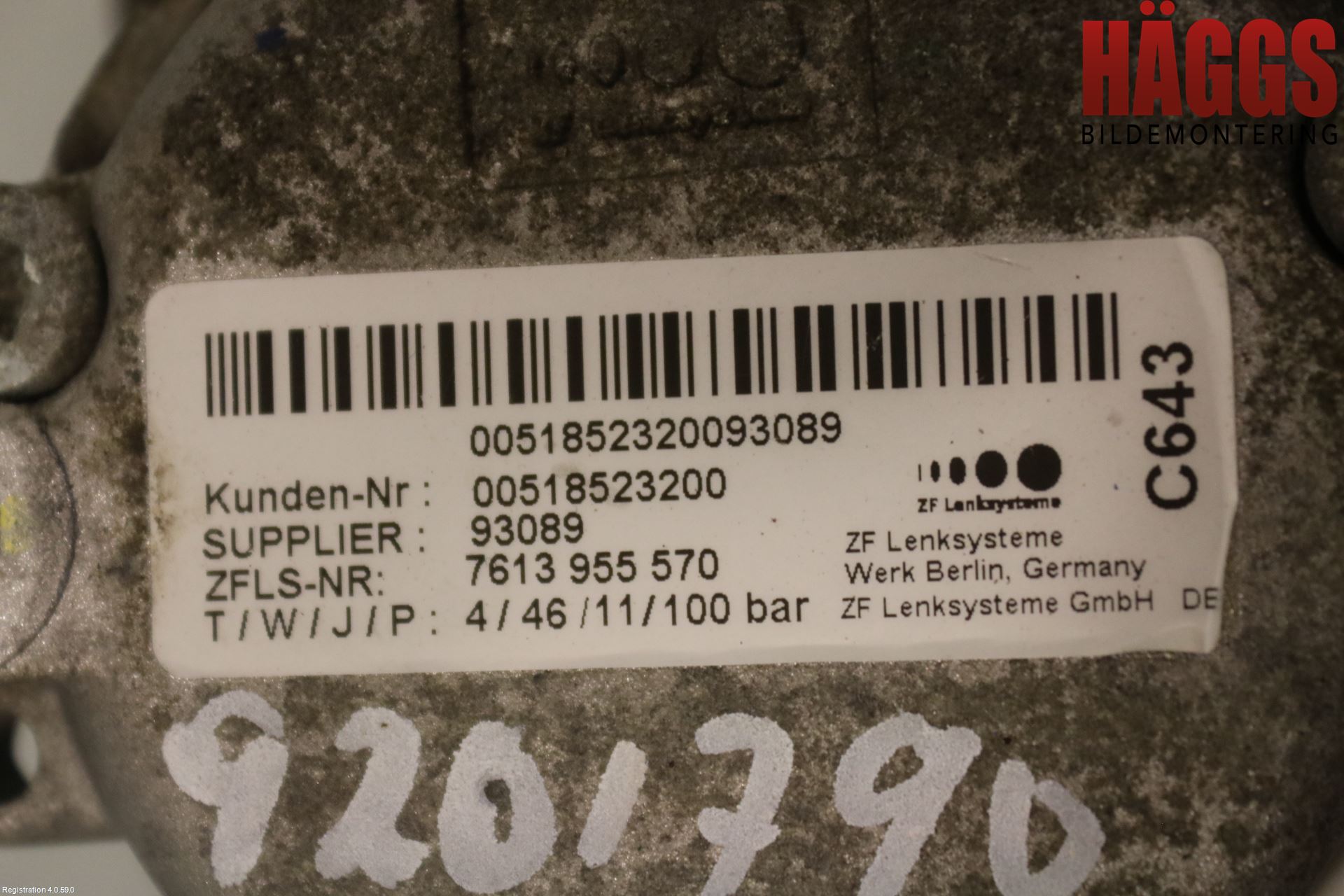 Opel COMBO D 12-18 Styrservopump