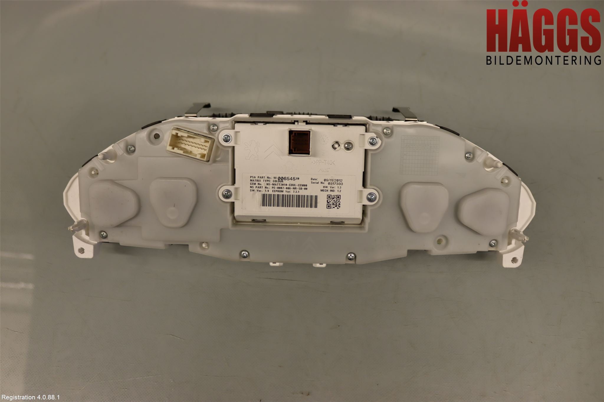 Peugeot 208 12-15 Instrument Komb