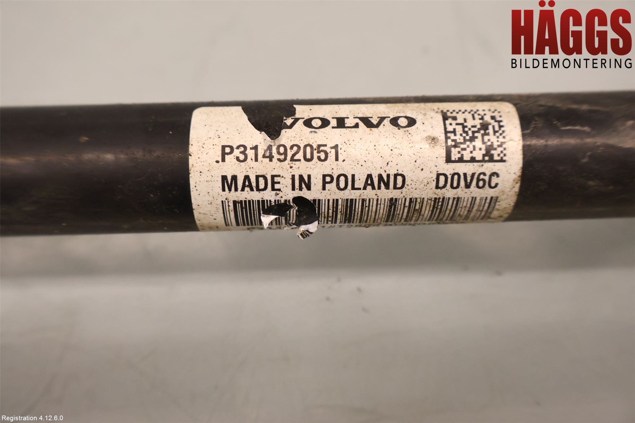 Volvo V60 CROSS COUNTRY 19- Drivaxel Bak Vänster