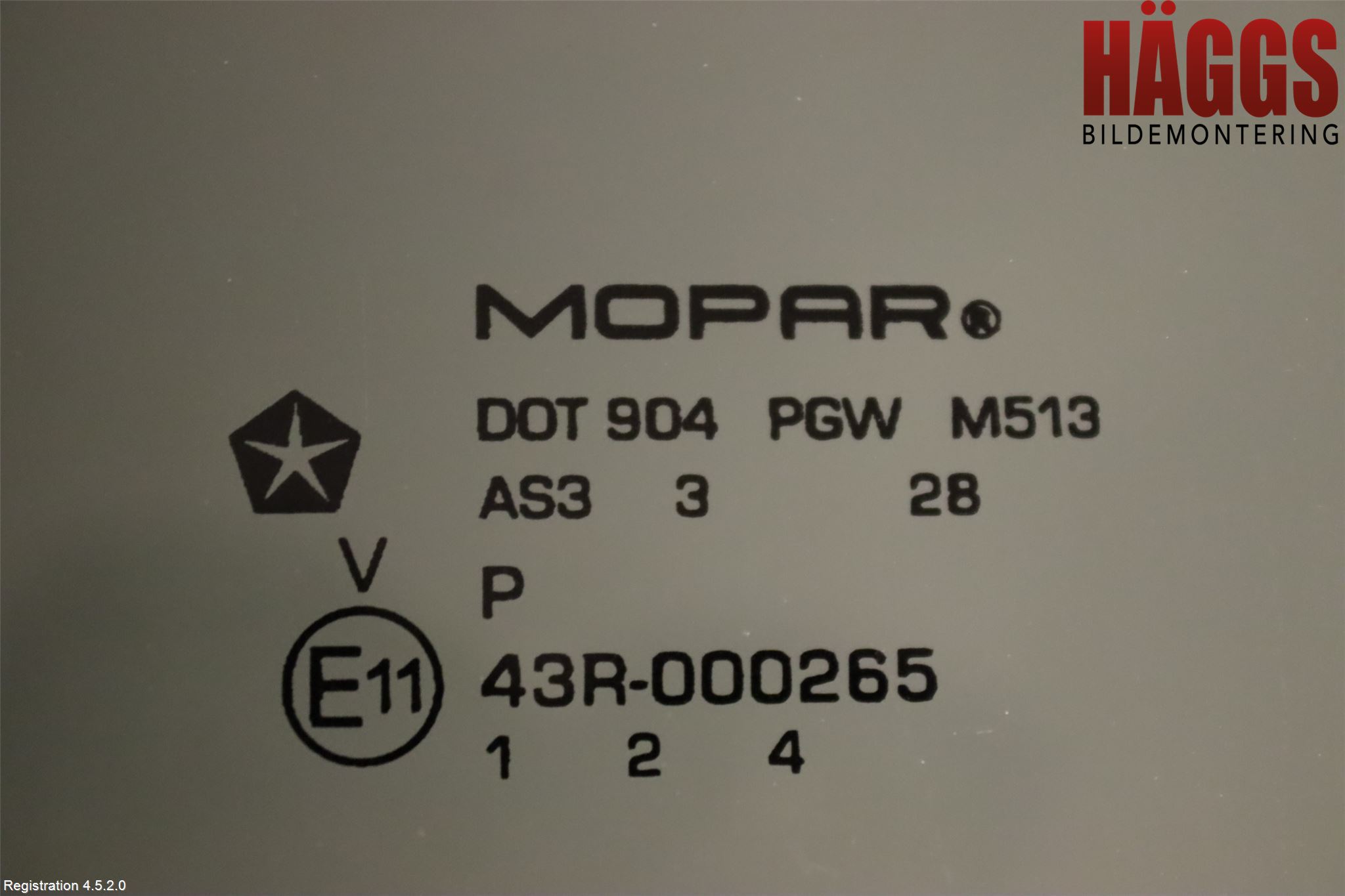 Dodge PICK UP RAM 81- Dörruta Bak Höger