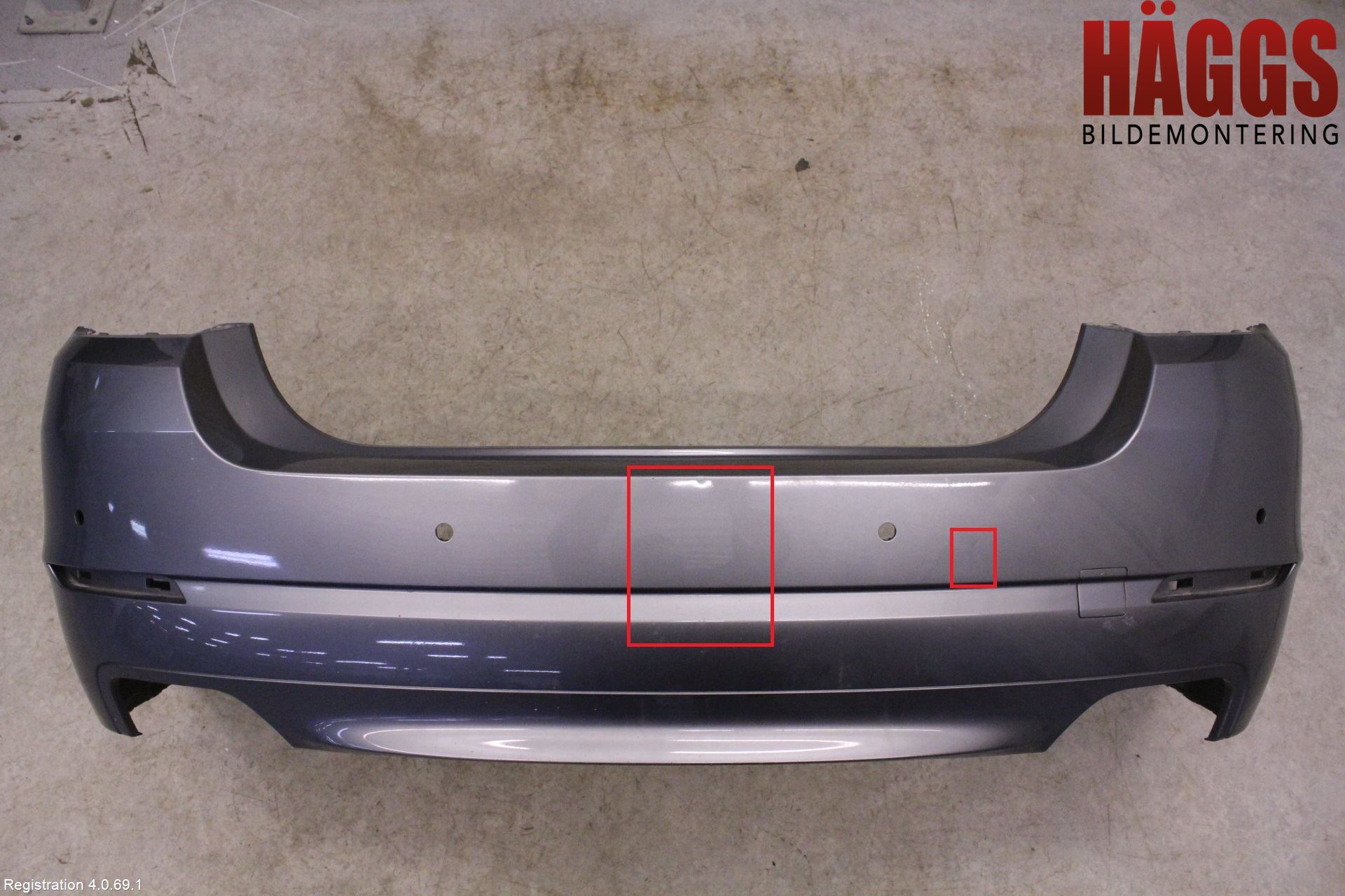 BMW 5 F10/F11/F18 09-17 Stötfångarbeklädnad Bak