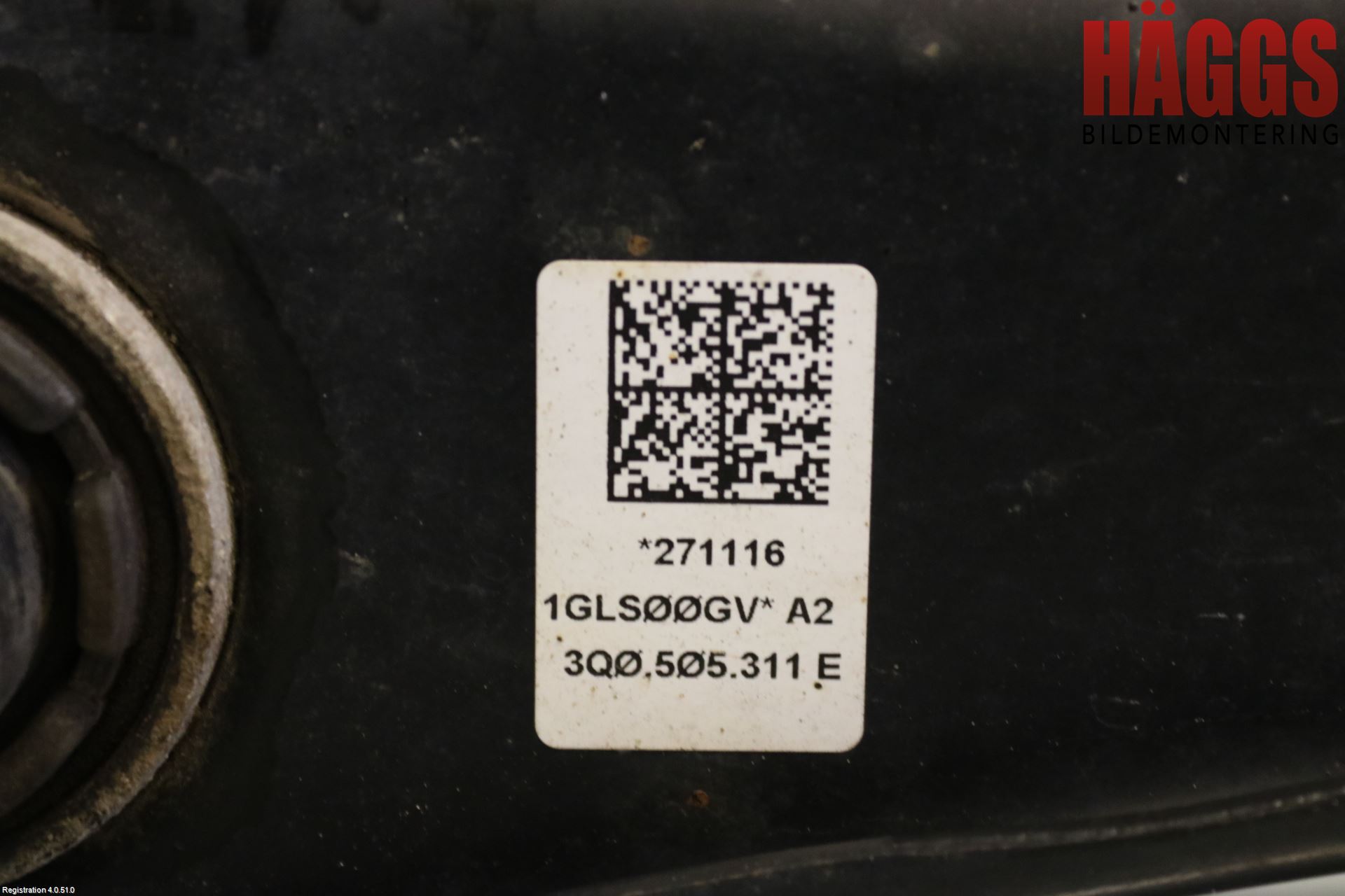 Volkswagen VW PASSAT 15-19 Bärarm Bak Vänster